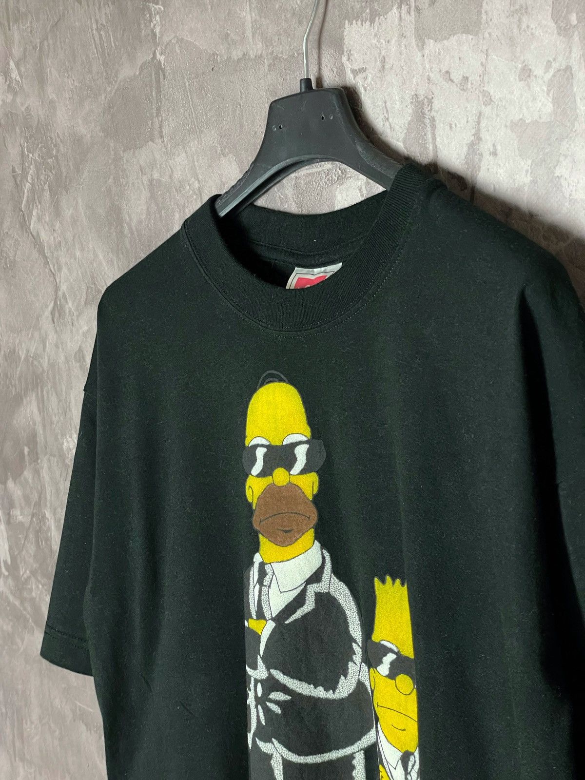 The Simpsons × Vintage Vintage the Simpsons t-shirt Men in Black MIB (Bart Sesame Size US L / EU 52-54 / 3 - 7 Thumbnail