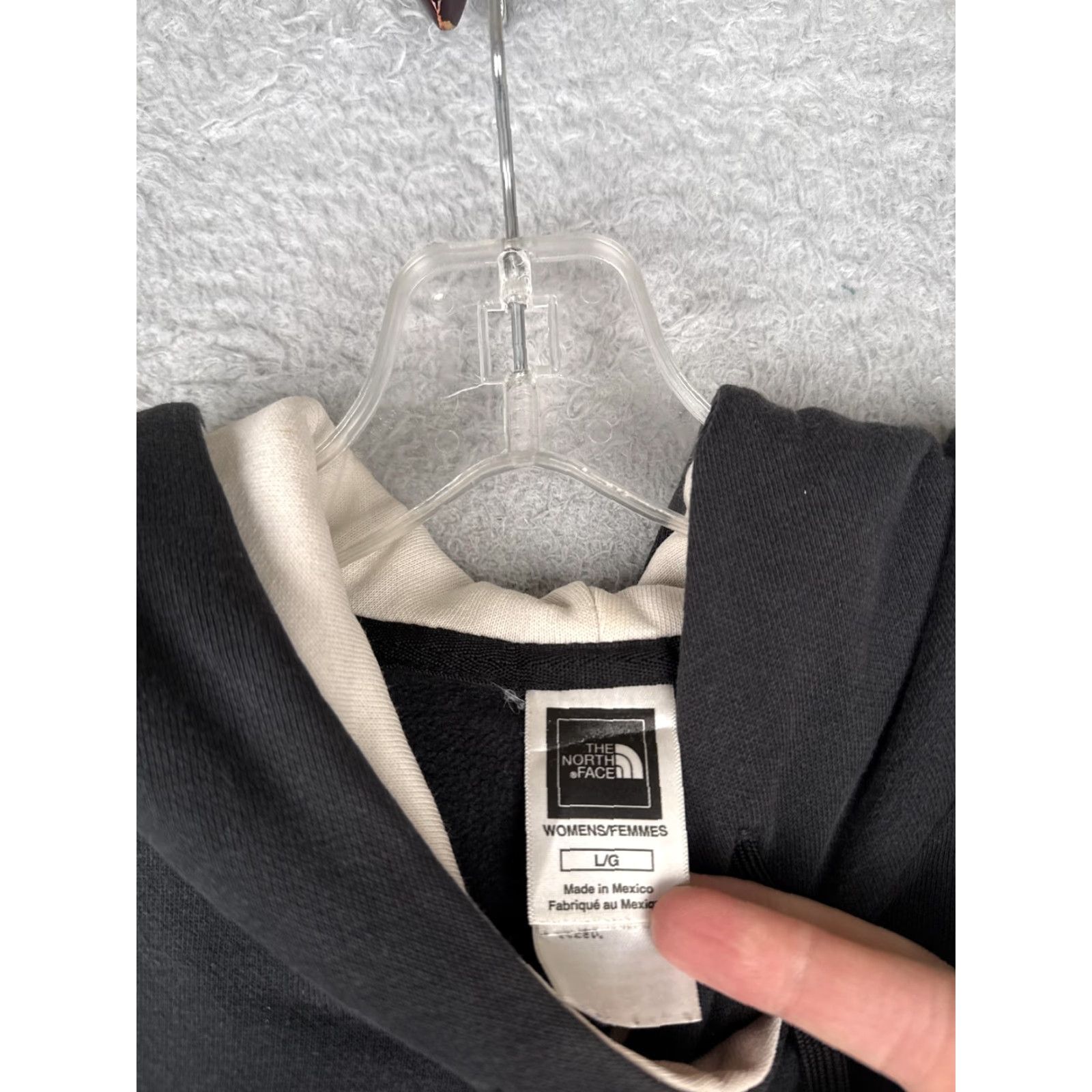 The North Face The North Face Hoodie Womens Large Black Pullover Half Dome Logo Sweatshirt Size L / US 10 / IT 46 - 7 Thumbnail