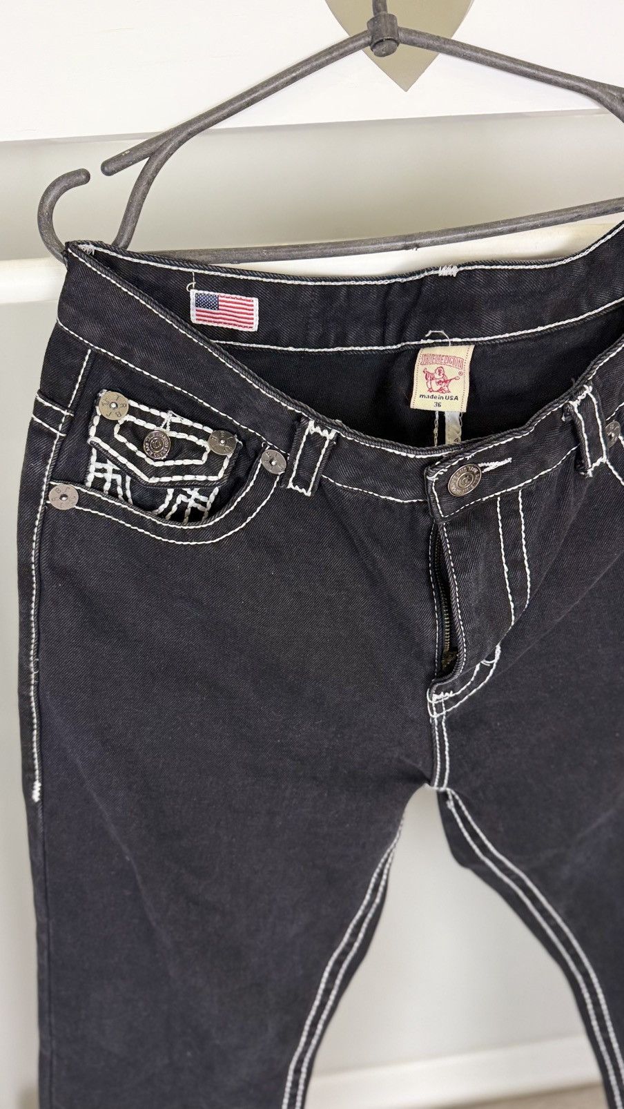 True Religion True Religion Joe Super T Jeans Size US 36 / EU 52 - 4 Thumbnail