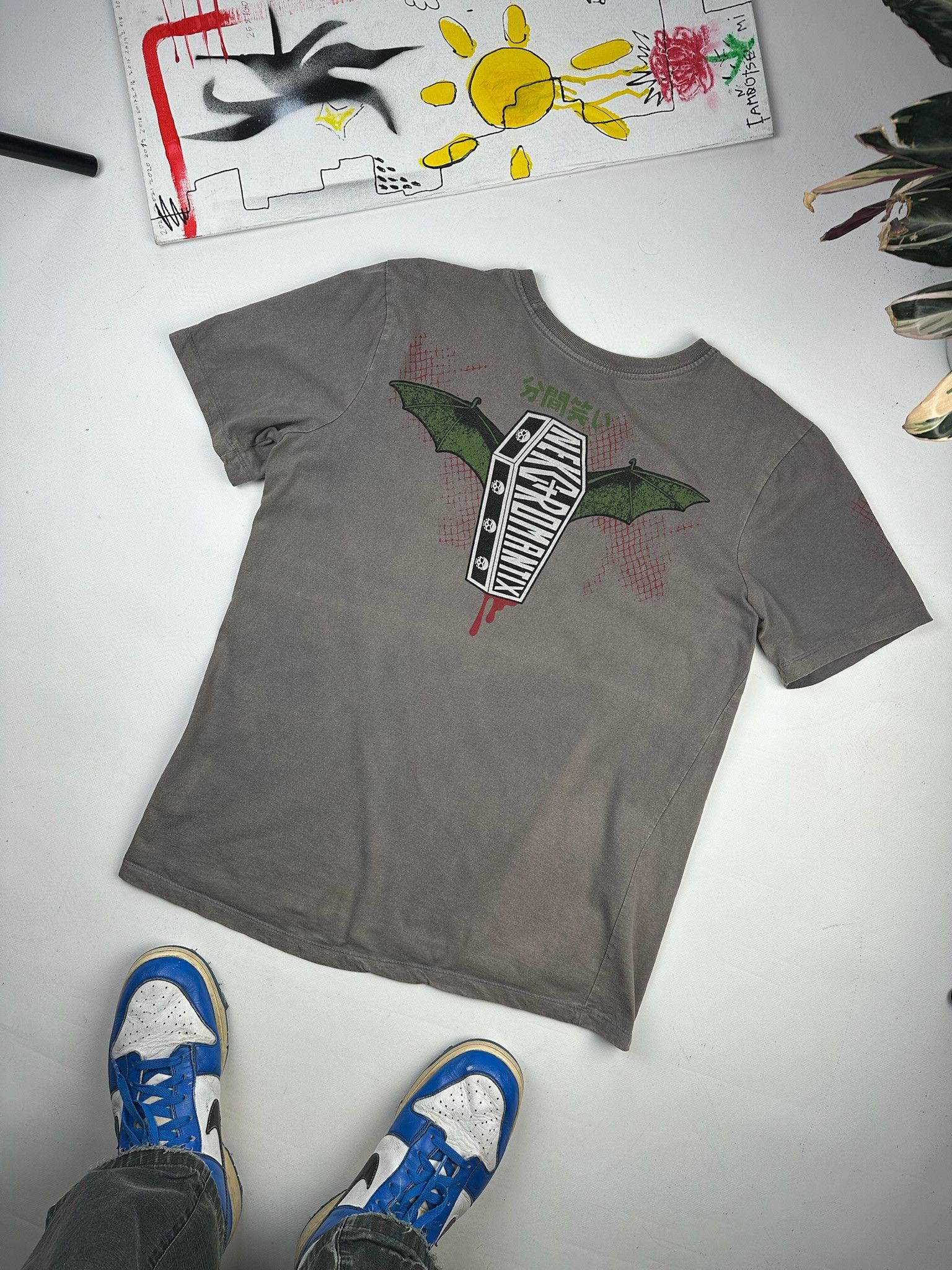 Ed Hardy Minute Mirth Tee Jesse Pinkman style tshirt acid skull drugs Size US M / EU 48-50 / 2 - 2 Thumbnail