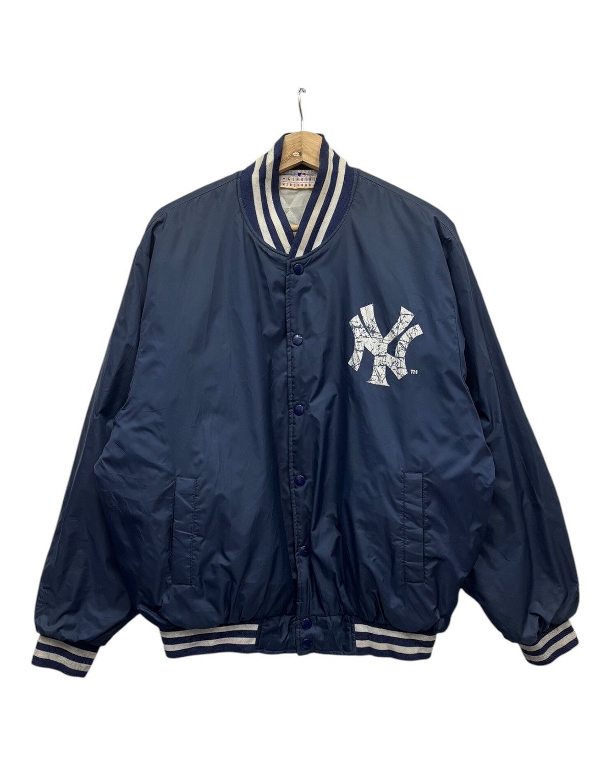 MLB × New York Yankees × Starter VINTAGE NEW YORK YANKEES MLB GENUINE MERCHANDISE JACKET Size US L / EU 52-54 / 3 - 3 Thumbnail