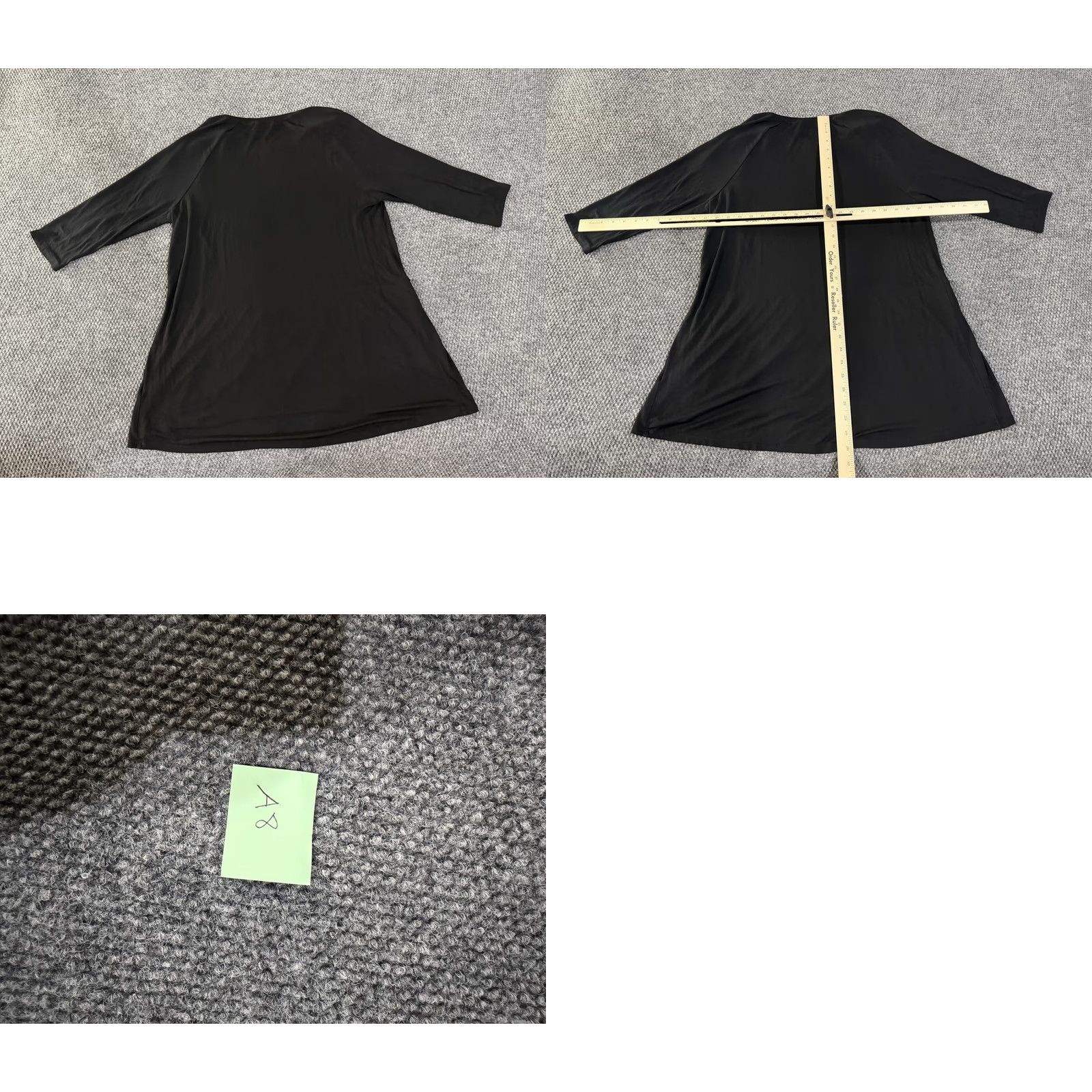 Boden VINTAGE Boden Dress Womens Large Black Drop Waist 3/4 Sleeve Jersey Trapeze Swing Size L / US 10 / IT 46 - 8 Thumbnail