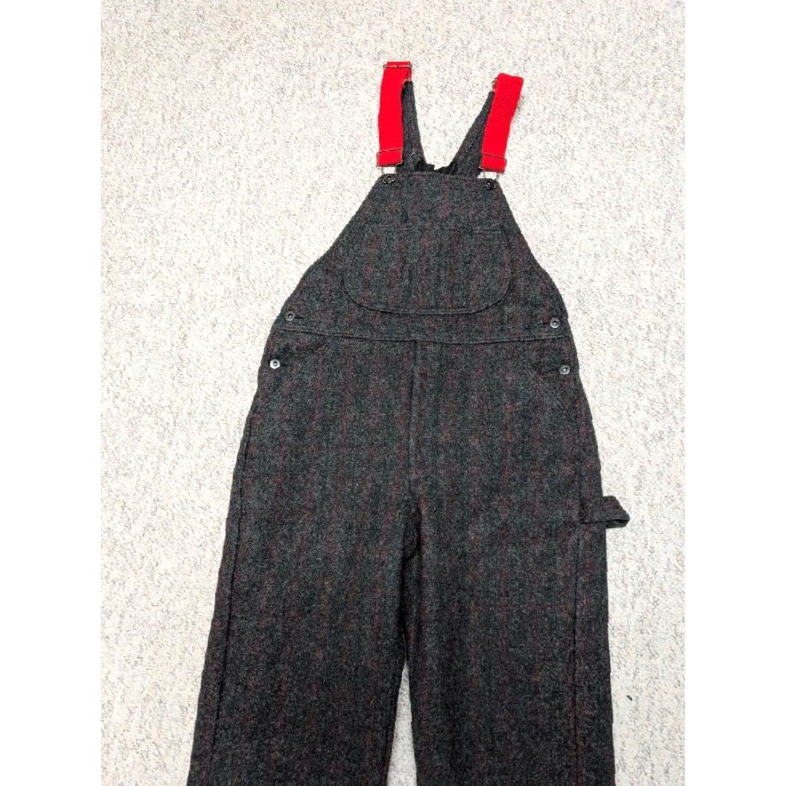 Vintage VINTAGE Woolrich hunting pants S Overalls Shirt Mens 32x32 Charcoal Windowpane USA made Wool Size US 32 / EU 48 - 4 Thumbnail