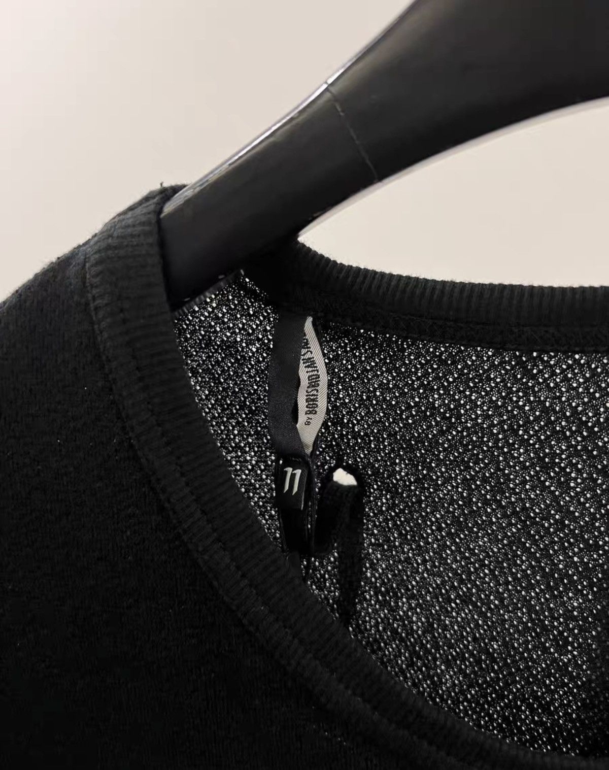 11 By Boris Bidjan Saberi 11ByBBS Mesh & Ink-Spray Print Cotton T-Shirt Size US XS / EU 42 / 0 - 3 Thumbnail