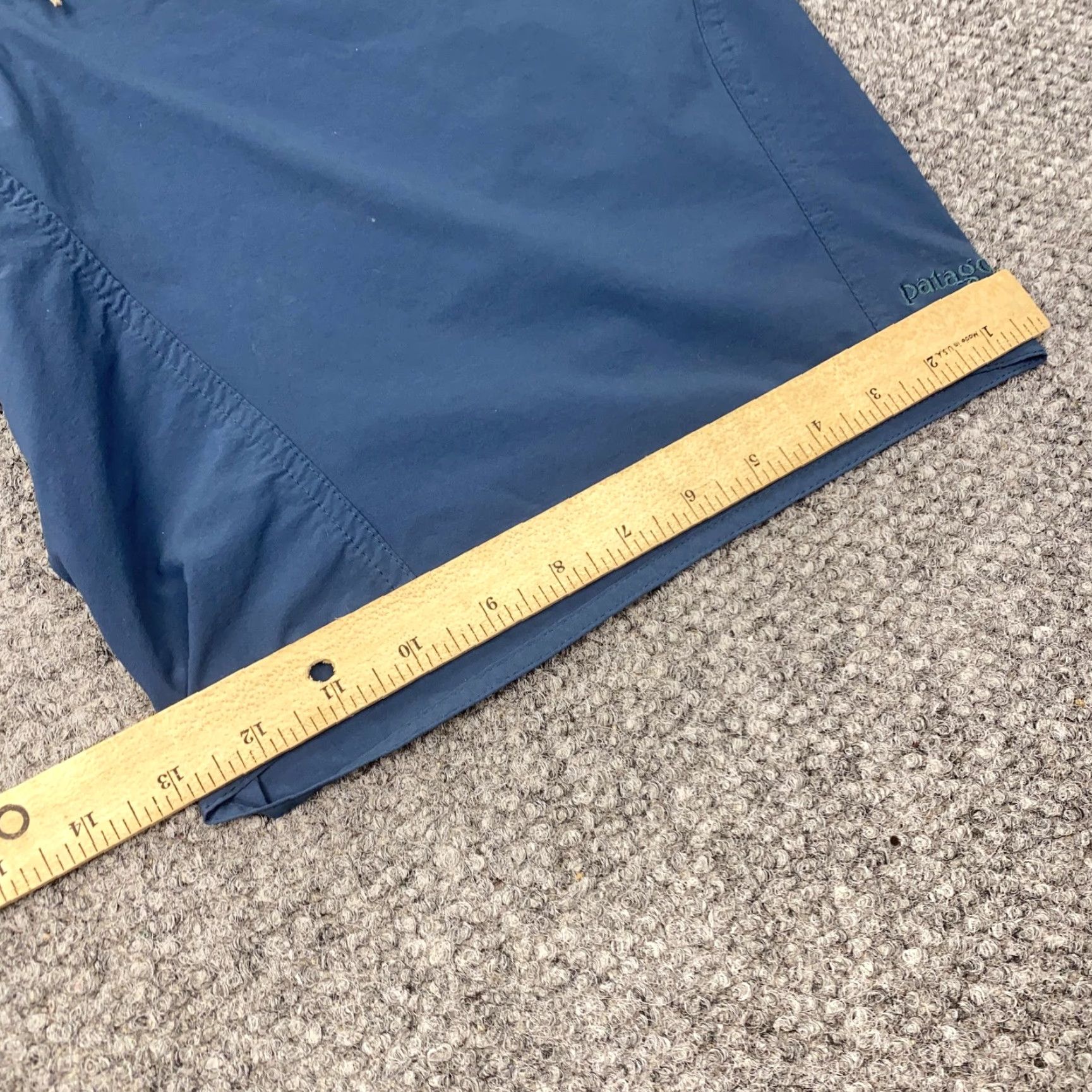 Patagonia Patagonia Board Shorts Mens 38 Blue Drawstring Zip Pocket Swim Trunks Stretch Bottoms Size US 38 / EU 54 - 5 Thumbnail