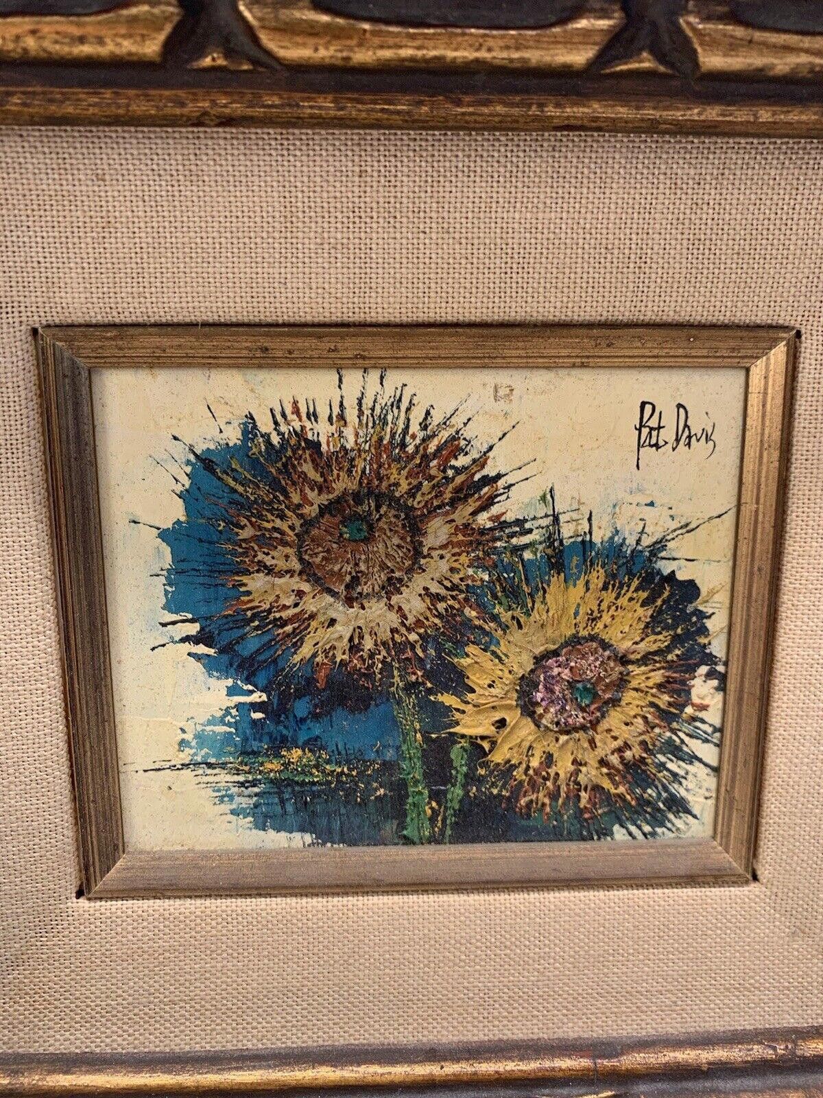 Designer Pat Davis Sun Flowers Oil Painting Japan Size ONE SIZE - 3 Thumbnail