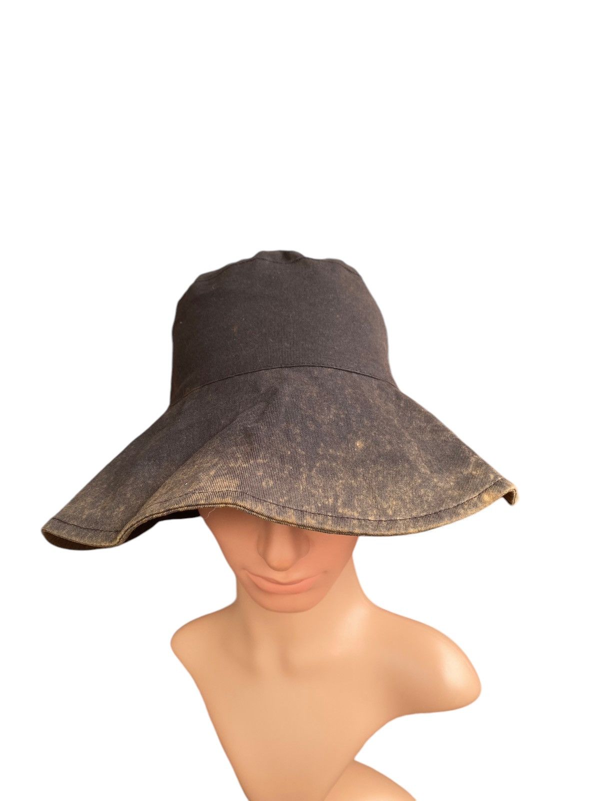 agnes b. Vintage Agnes B Distressed Faded Wide Brim Hat Size ONE SIZE - 2 Thumbnail