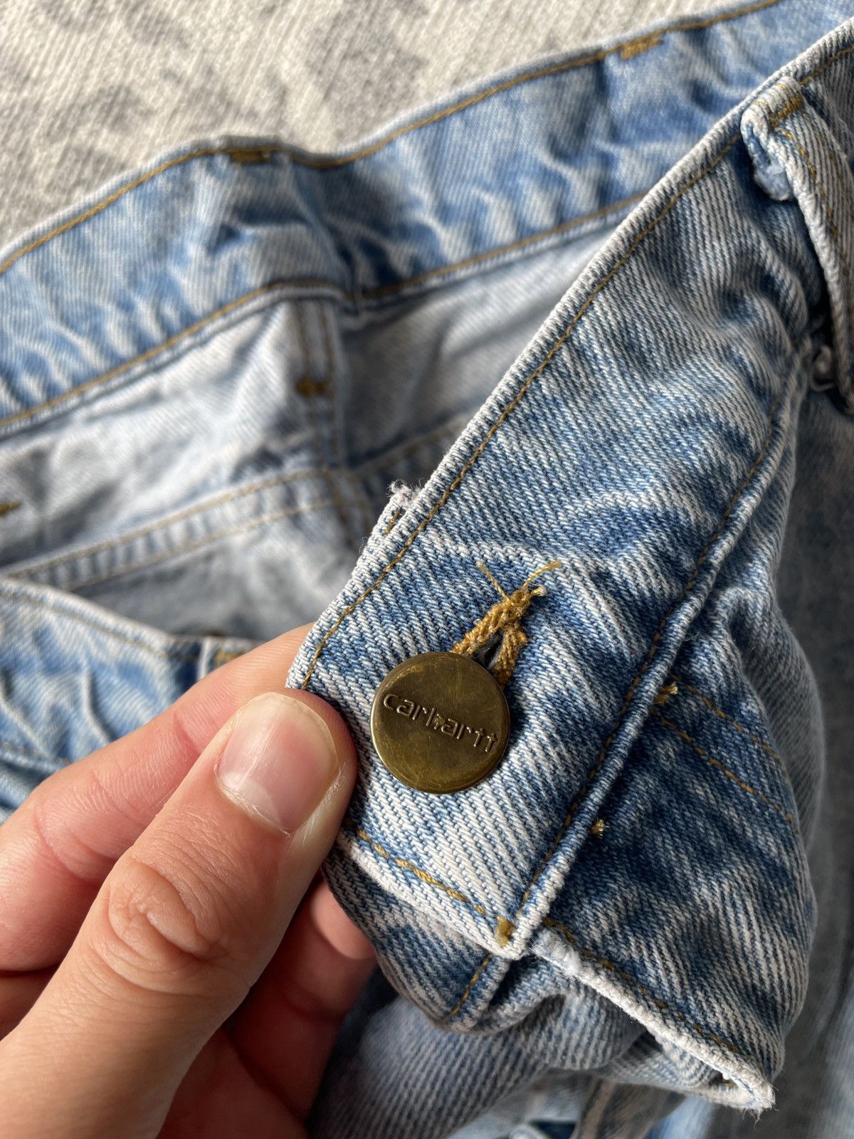 Carhartt Carhartt Vintage Baggy Jeans 90s Wide Avant Garde Japan Y2K Size US 36 / EU 52 - 11 Thumbnail