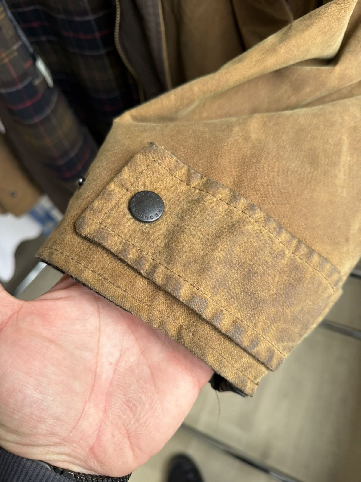 Barbour Rare vintage Barbour Wax jacket wax Duffle Coat A869 brown Size US XL / EU 56 / 4 - 15 Thumbnail