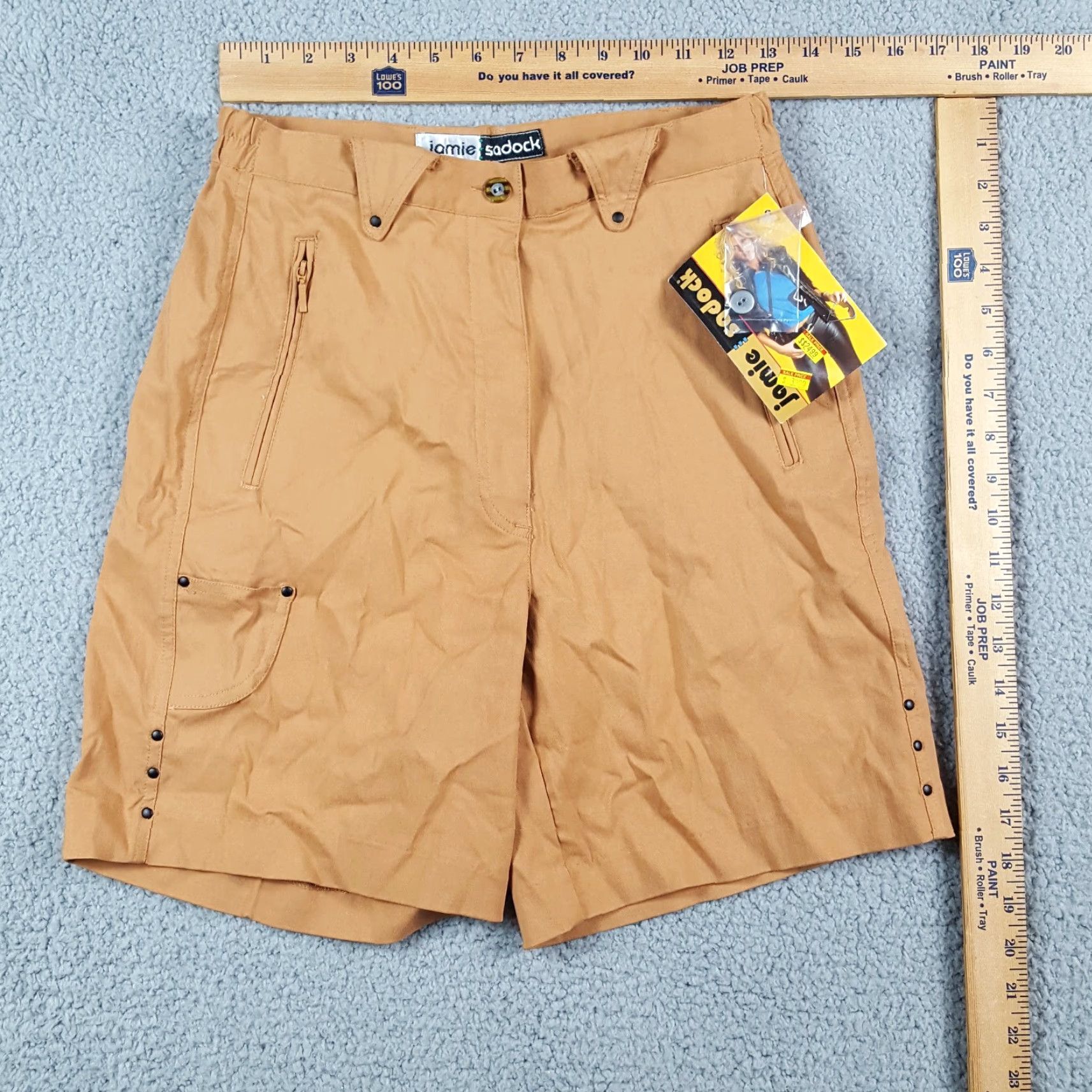 Vintage VINTAGE Jamie Sadock Chino Shorts Womens 8 Retro Y2K Beige Golf Casual Summer 90s 00s Women’s Size 30" / US 8 / IT 44 - 4 Thumbnail
