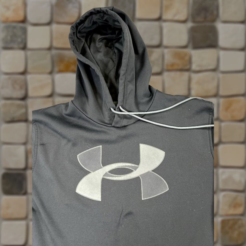 Under Armour Under Armour Hoodie Mens Large Black Running Pullover Size US L / EU 52-54 / 3 - 1 Thumbnail