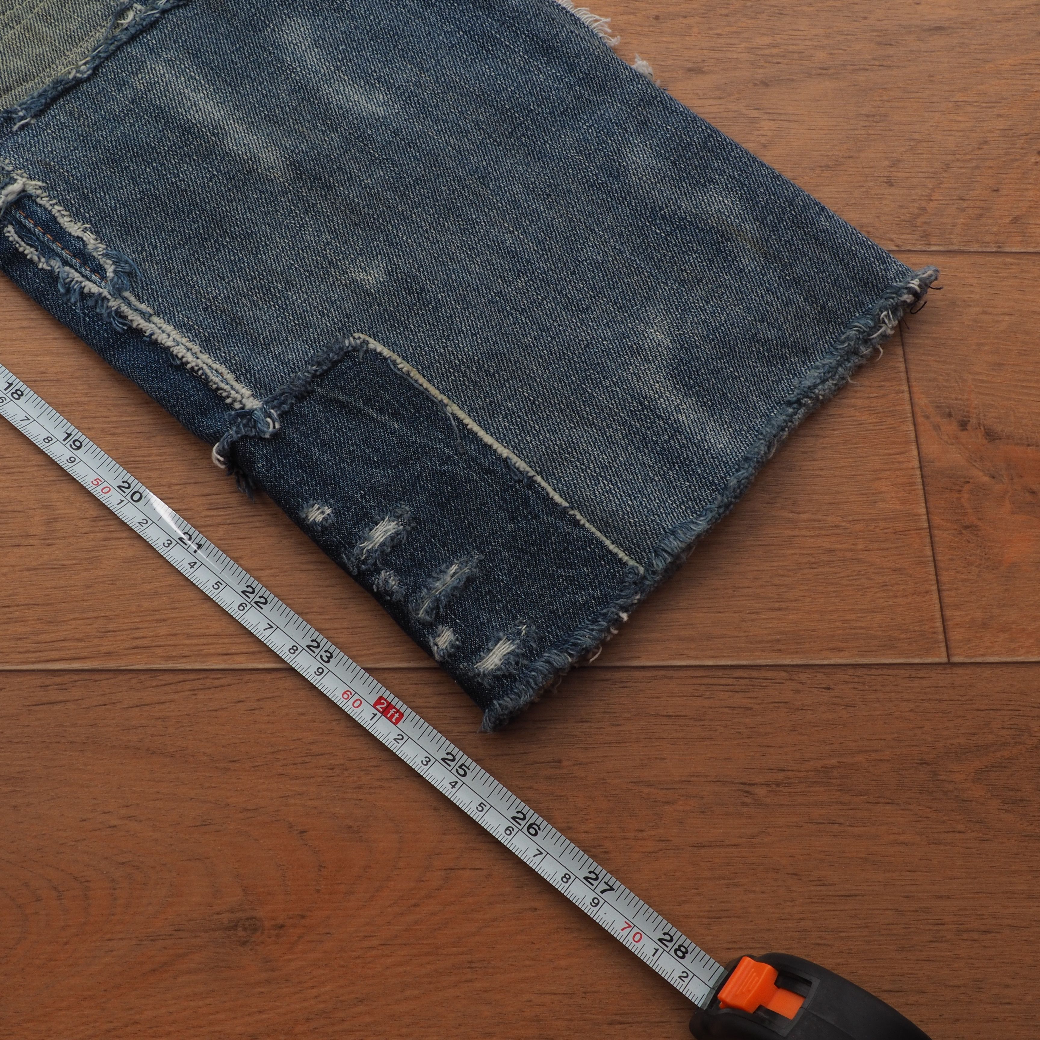 Polo Ralph Lauren Chrystie Patchwork Kick Flare Crop Jeans