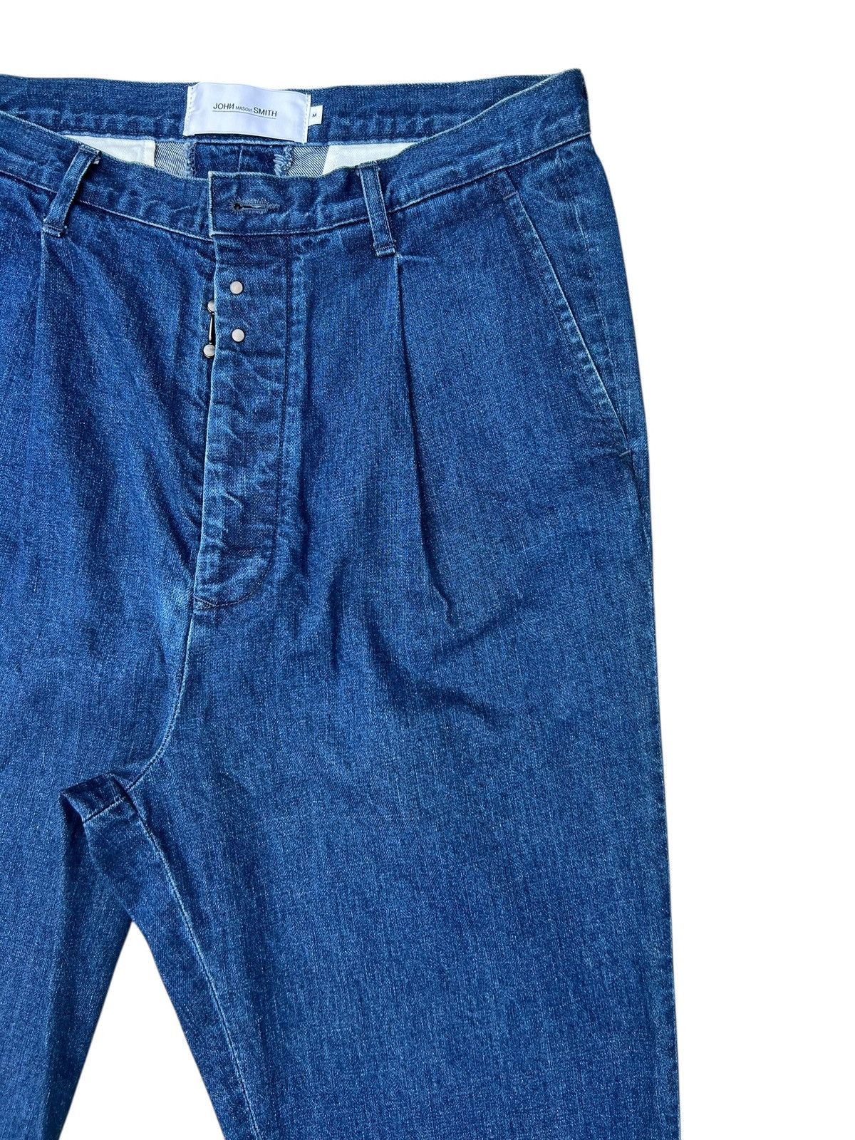 5351 POUR LES HOMMES John Mason Smith Japan Denim Trouser Pant Size US 32 / EU 48 - 8 Thumbnail