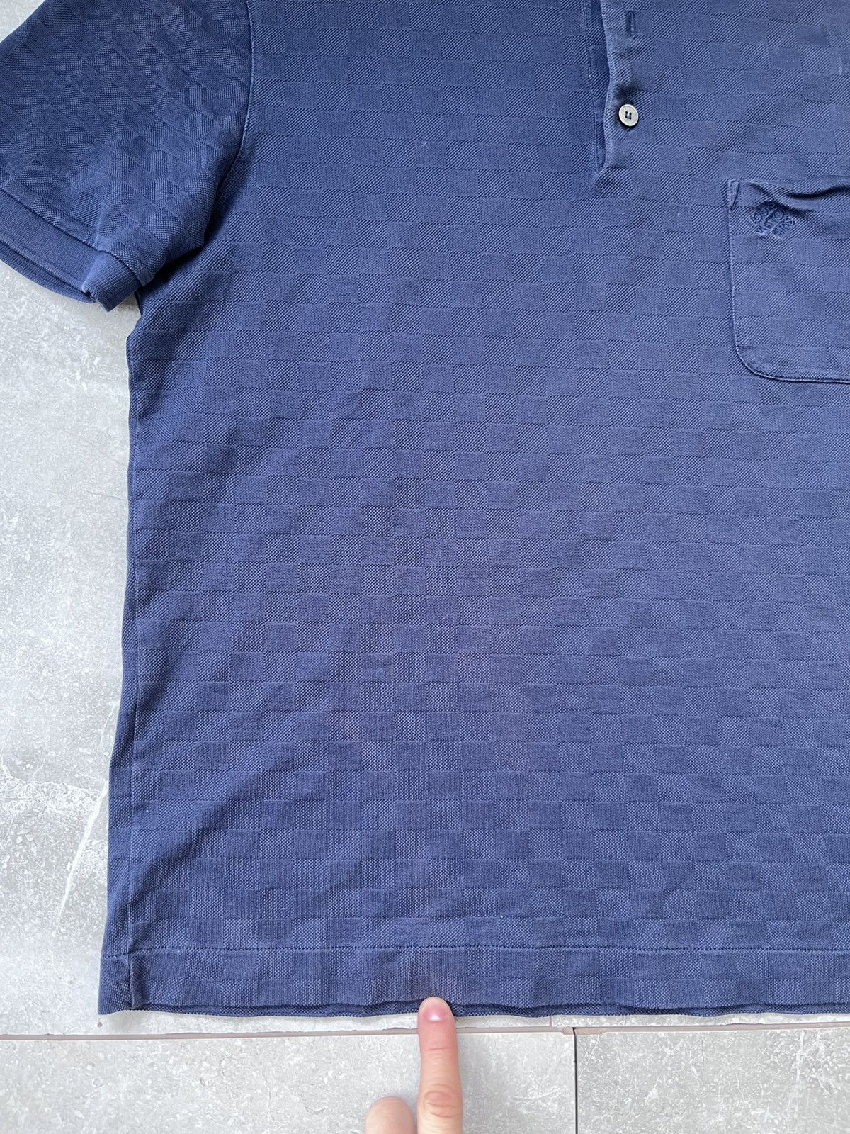 Louis Vuitton Louis Vuitton Men’s Blue Monogram Polo Shirt – Size L Size US L / EU 52-54 / 3 - 13 Thumbnail