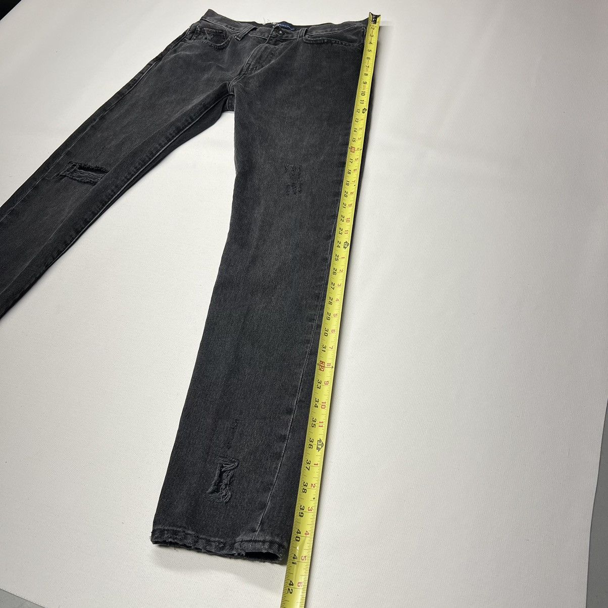 Levi's Levis Jeans Black Made & Crafted 502 Regular Taper Faded Size US 30 / EU 46 - 19 Thumbnail