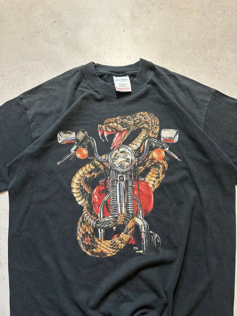 Vintage Vintage Screen Stars Snake Biker Boxy Y2K T-shirt M Size US M / EU 48-50 / 2 - 3 Thumbnail
