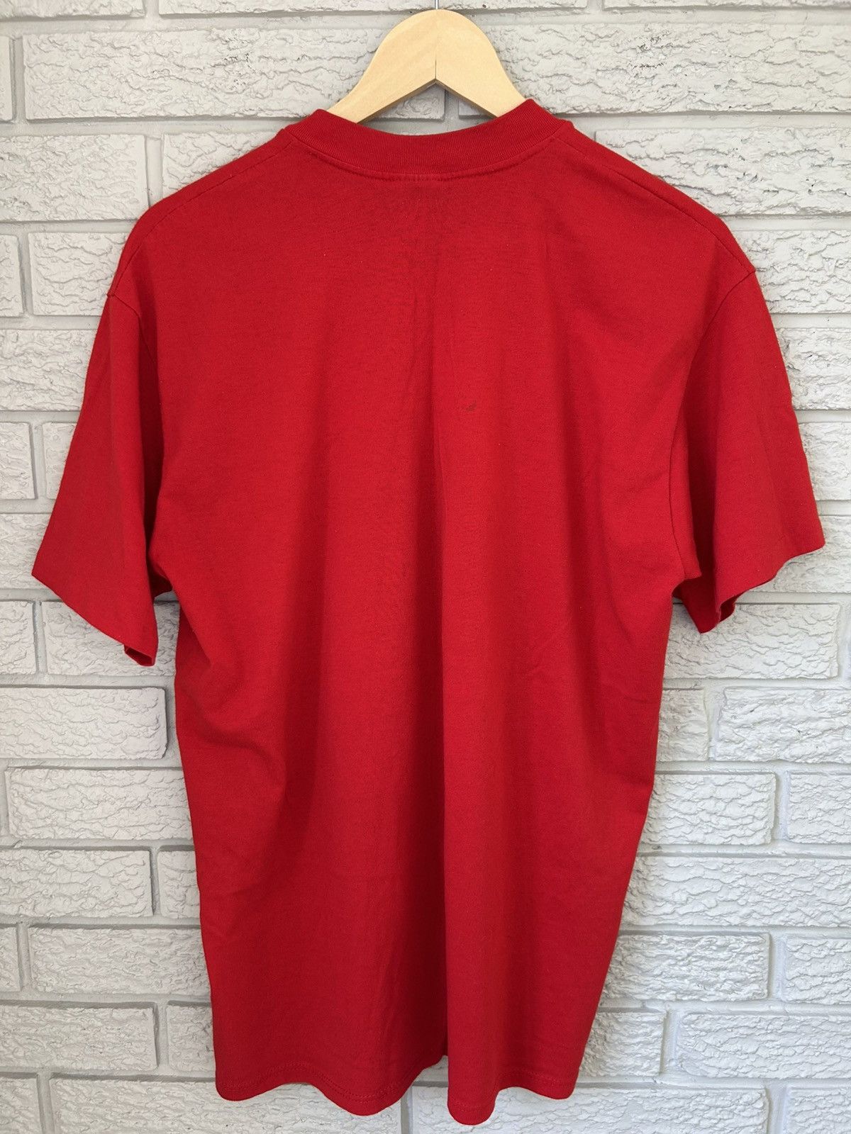 NFL × Vintage Vintage 90s Kansas City Chiefs Helmet Logo T Shirt Size US XL / EU 56 / 4 - 5 Thumbnail