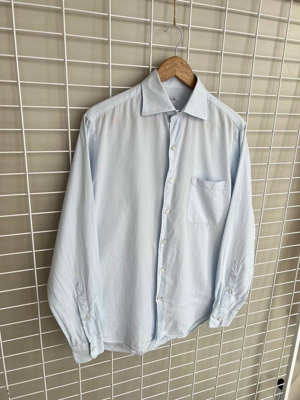 Loro Piana Loro Piana Light Blue Button Shirt Mens Size 15/40 or M/L Size US M / EU 48-50 / 2 - 5 Thumbnail