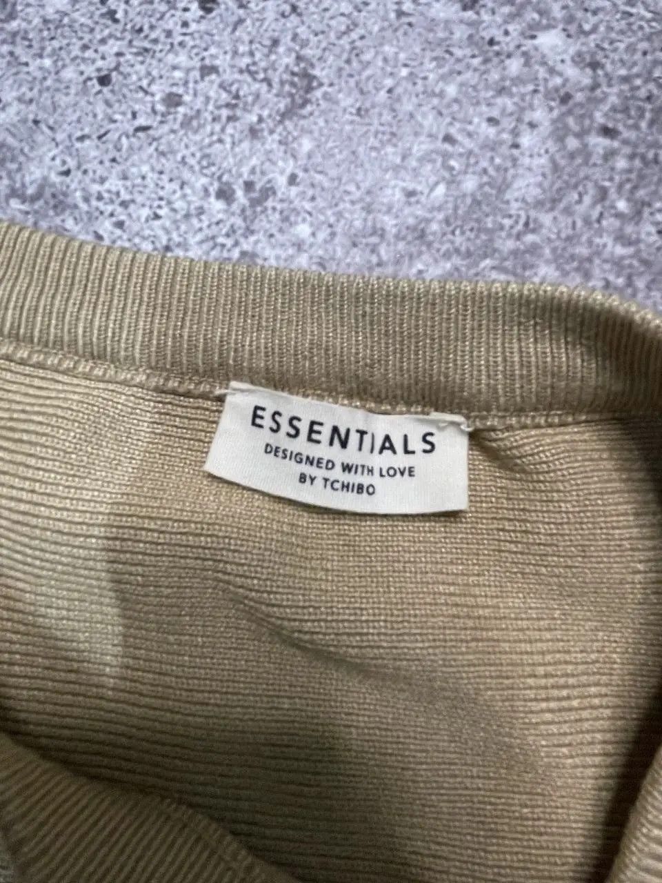 Essentials Vintage Essentials by Tchibo Beige Knit Sweater Size XL Size US L / EU 52-54 / 3 - 2 Thumbnail