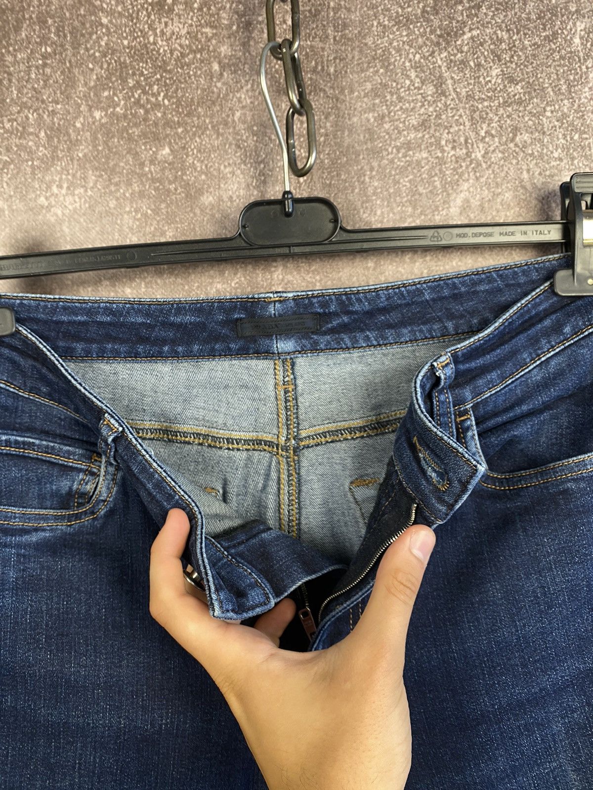 Prada Vintage Prada Denim Jeans Pants Distressed y2k size 29 Size 29" - 5 Thumbnail