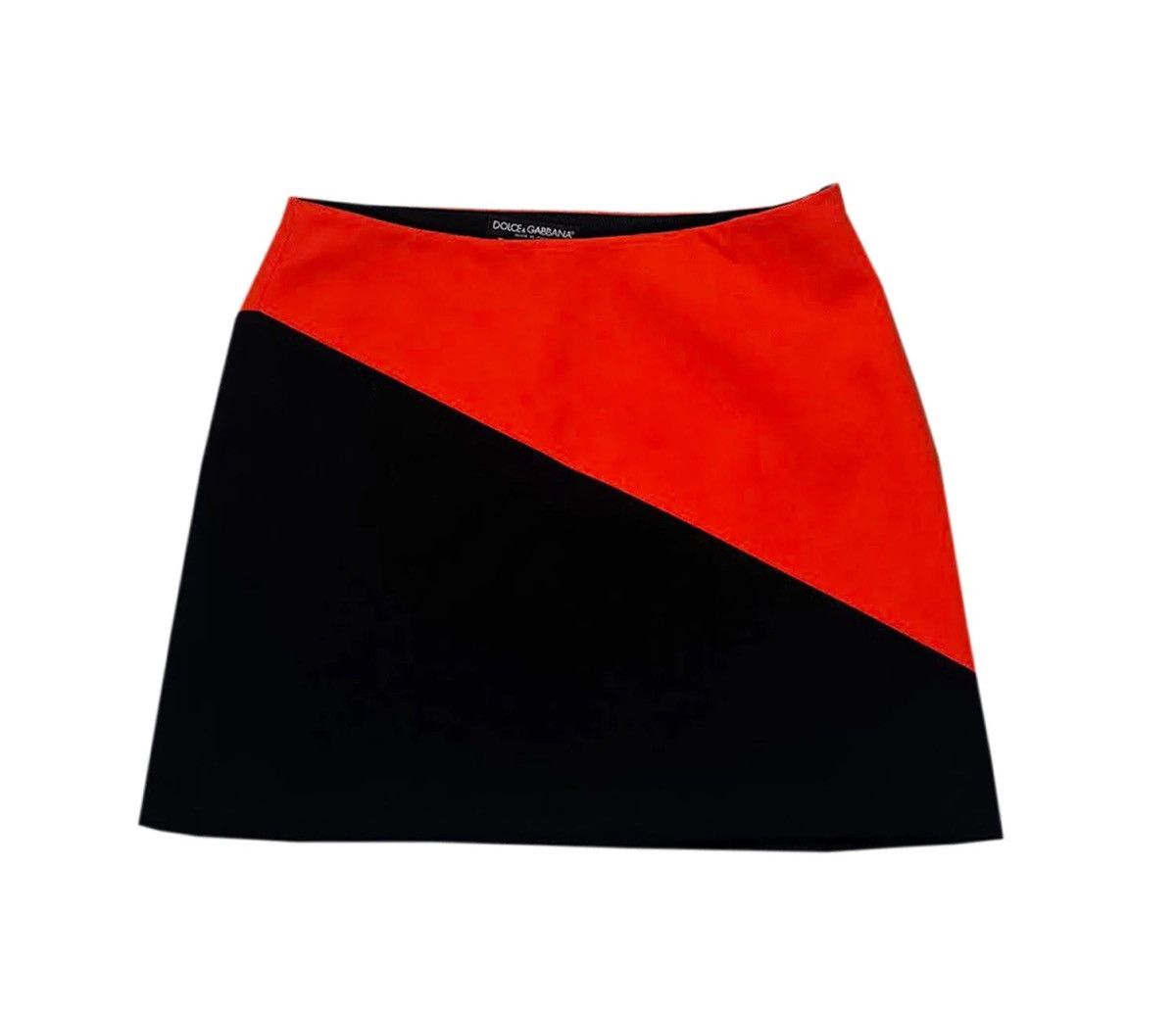 Dolce & Gabbana Dolce & Gabbana Orange / Black Skirt (Size 38) Size 26" / US 2 / IT 38 - 1 Thumbnail