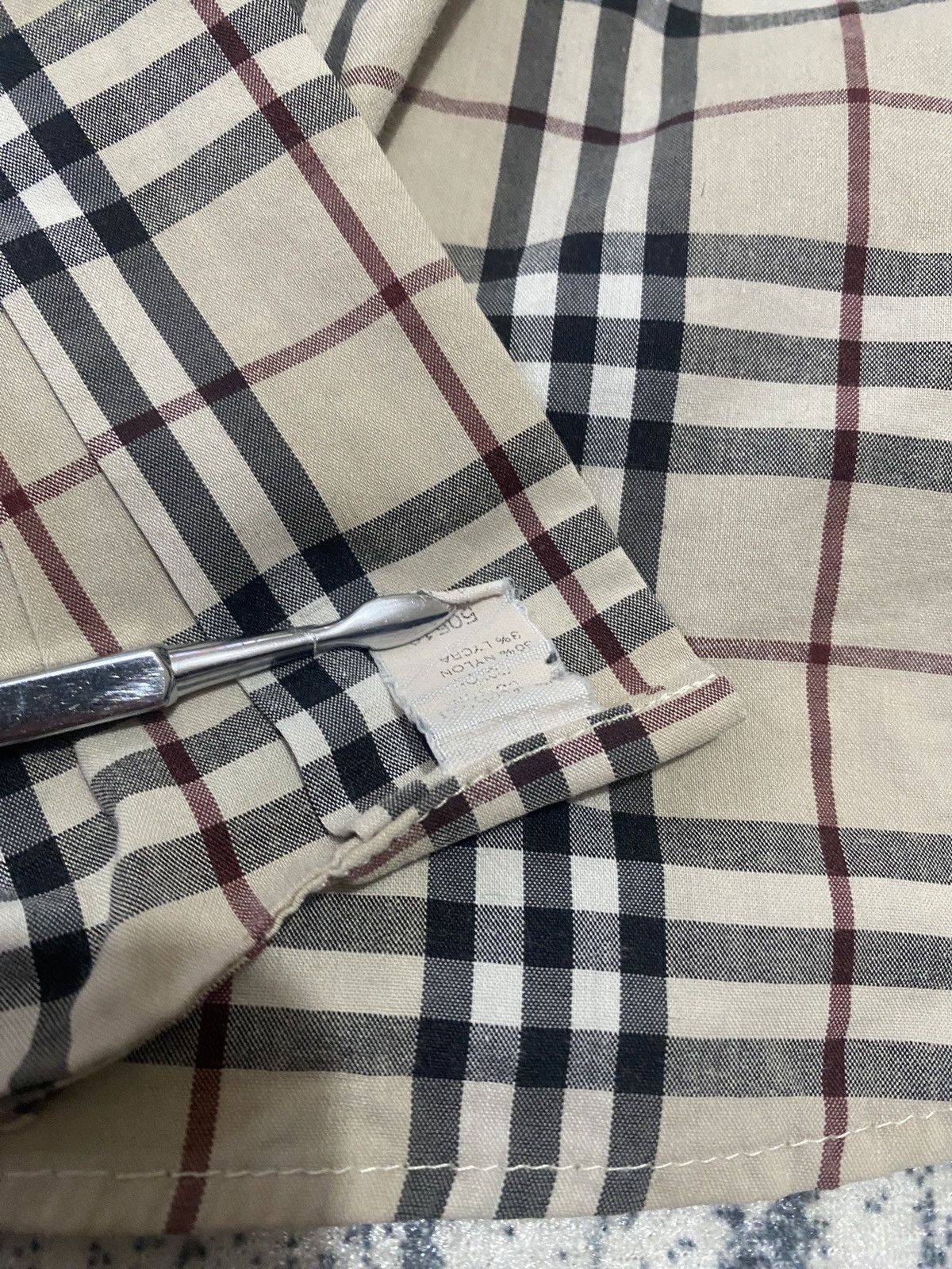Burberry Vintage beige nova check fullprint burberry shirt button up Size US XXL / EU 58 / 5 - 4 Thumbnail
