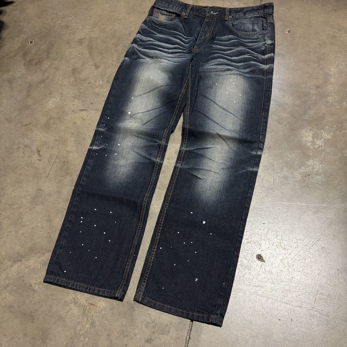 Rocawear Vintage Y2K Rocawear Baggy Denim Jeans Faded Wide Leg Skater Size US 36 / EU 52 - 2 Thumbnail
