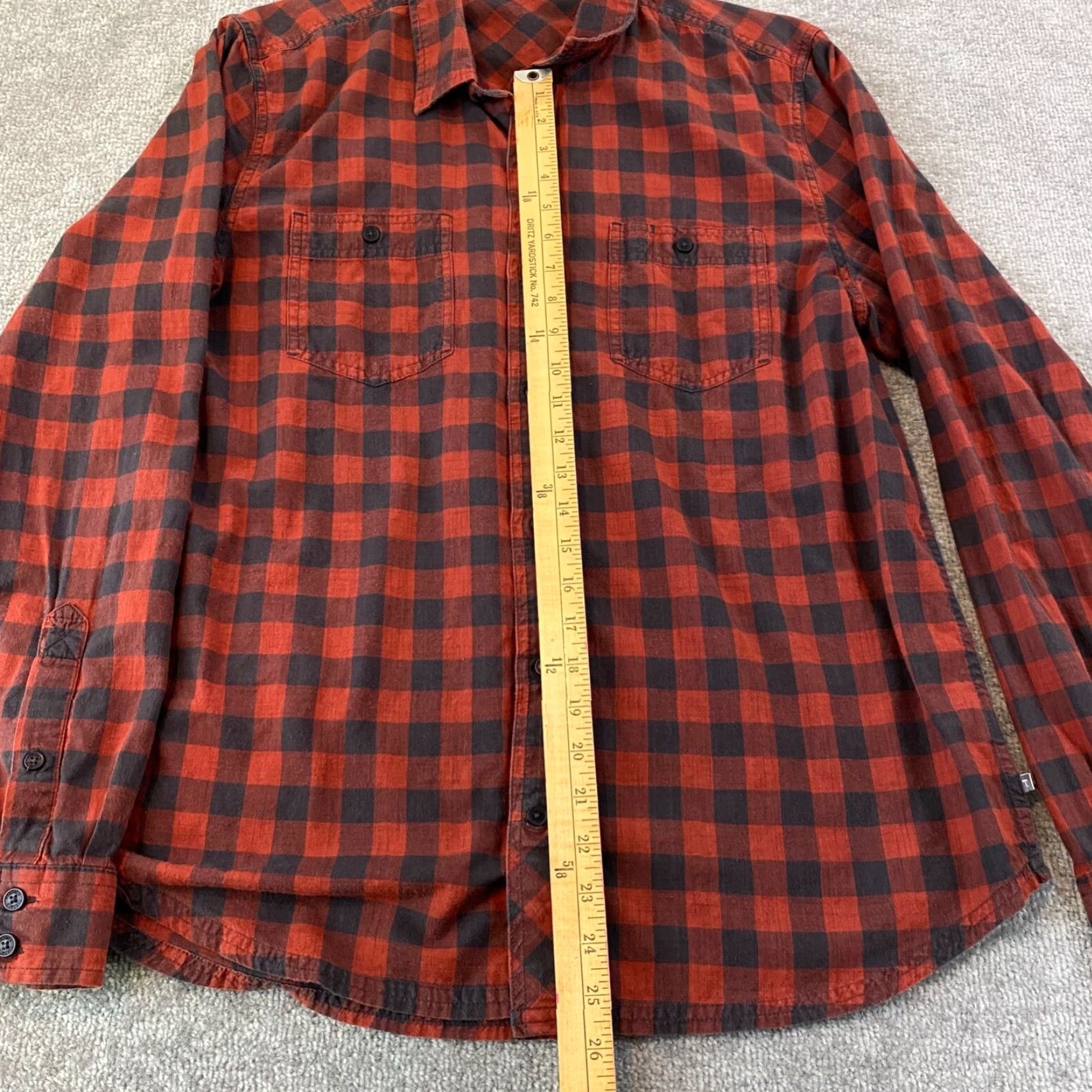 Toad&Co Toad & Co Smythy Shirt Men Black Red Plaid Lumberjack Button Up Hiking Climbing L Size US L / EU 52-54 / 3 - 5 Thumbnail