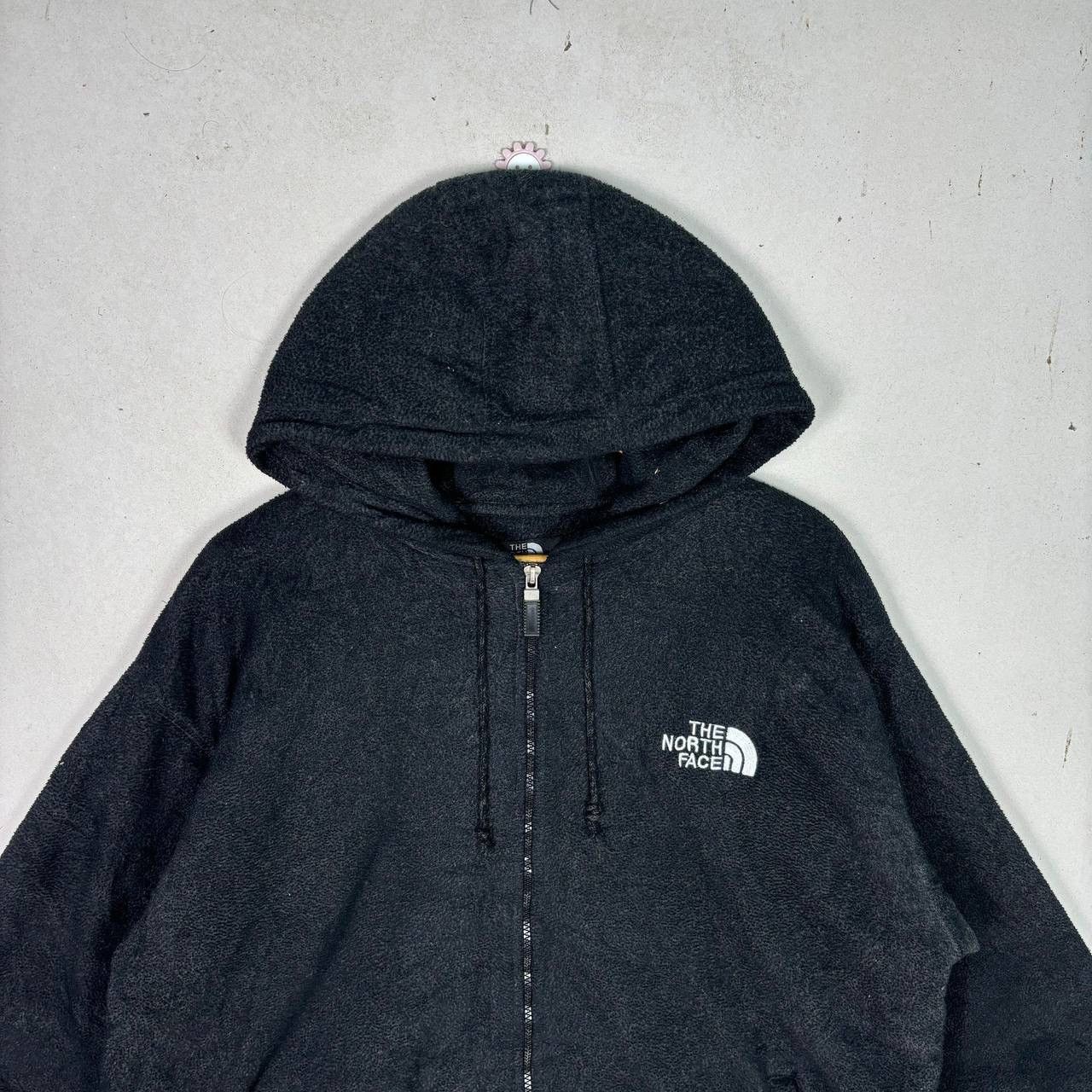 The North Face The North Face Fleece Hoodie Full Zipper Black Baggy Size US L / EU 52-54 / 3 - 3 Thumbnail