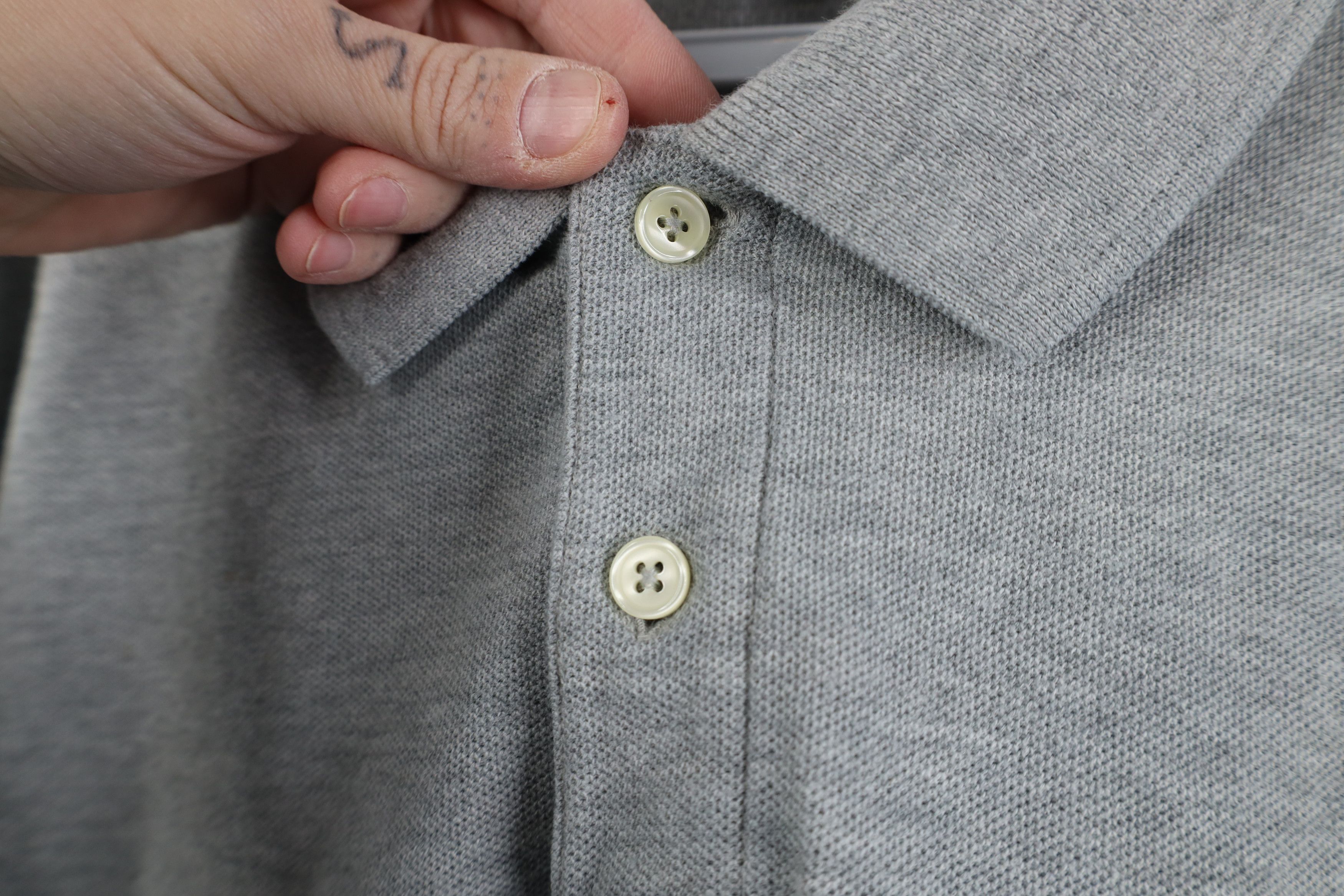 L.L. Bean Vintage 90s LL Bean Cotton Collared Golf Polo Shirt Gray Size US XL / EU 56 / 4 - 4 Thumbnail