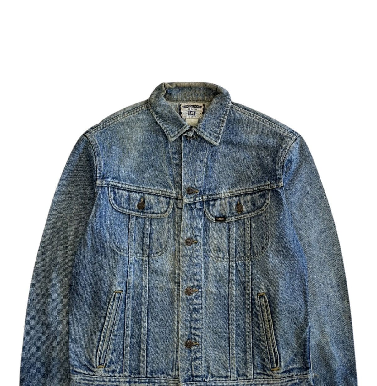 Lee RARE🔥VINTAGE 80s LEE ACID WASH DENIM TRUCKER JACKET Size US M / EU 48-50 / 2 - 8 Thumbnail