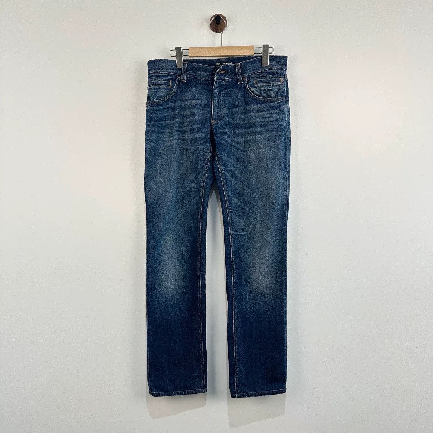 Dolce & Gabbana Dolce&Gabbana Blue Denim Jeans 48 Size Size US 32 / EU 48 - 1 Thumbnail