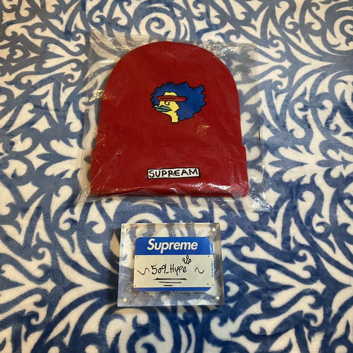 Supreme Supreme Gonz Beanie Red Size ONE SIZE - 1 Thumbnail