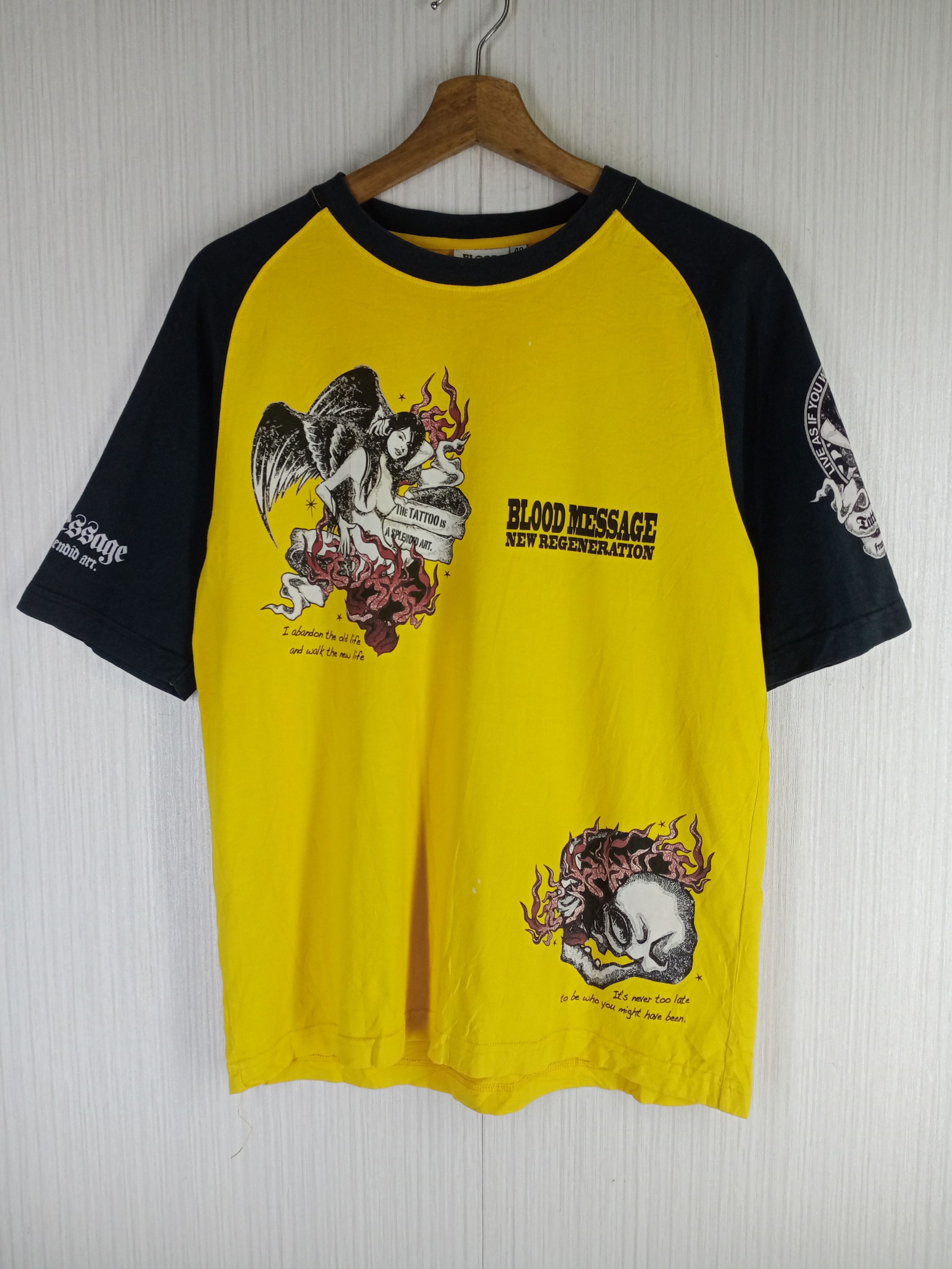 Japanese Brand Rare Blood Message New Generation Sexiest Girl Art Tee Size US M / EU 48-50 / 2 - 2 Thumbnail
