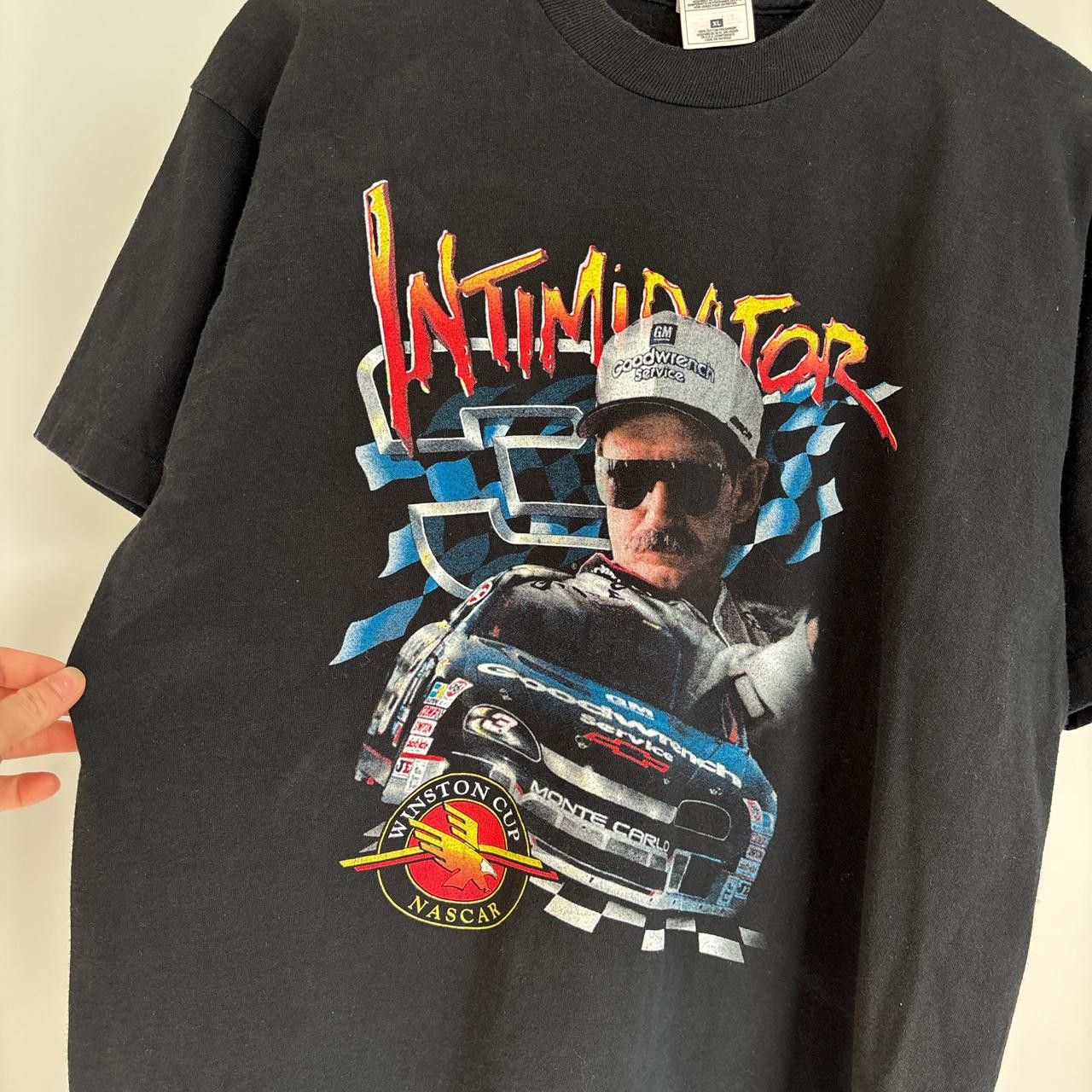 Fruit Of The Loom Vintage 90s NASCAR Shirt Winston Cup Dale Earnhardt Size XL Size US XL / EU 56 / 4 - 2 Thumbnail