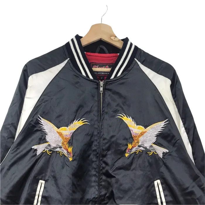 Japanese Brand Vtg SUKAJAN PHOENIX JAPAN Souvenir Embroidery Jacket Size US M / EU 48-50 / 2 - 2 Thumbnail