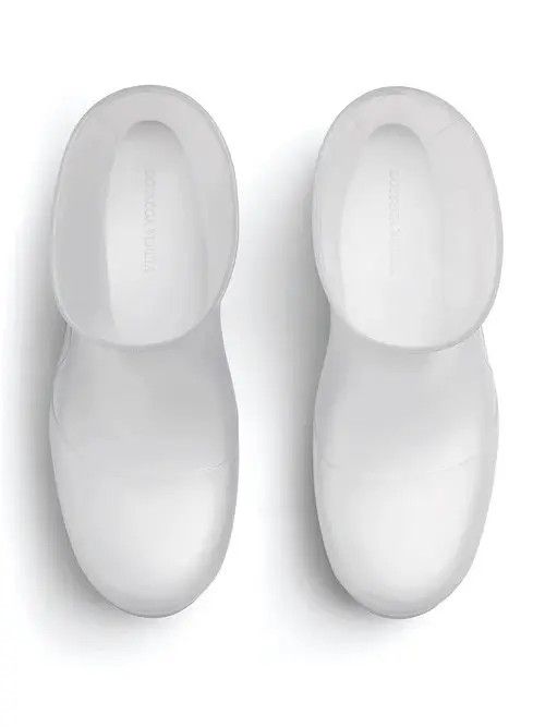Bottega Veneta o1bcso1str0225 Puddle Ankle Boots in White Size US 6 / IT 36 - 4 Thumbnail