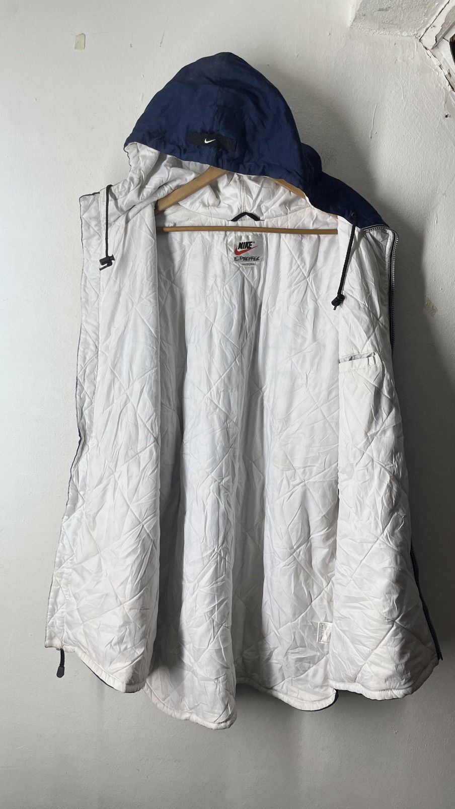 Nike VINTAGE NIKE TEAM BASEBALL LONG COAT WINDBREAKER JACKET Size US XL / EU 56 / 4 - 11 Thumbnail