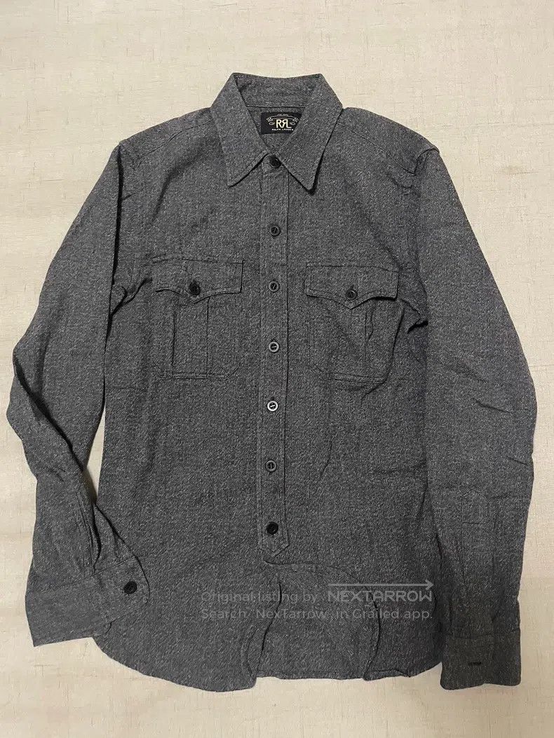 RRL Ralph Lauren RRL Ralph Lauren Pepper salt shirt Size US S / EU 44-46 / 1 - 1 Thumbnail