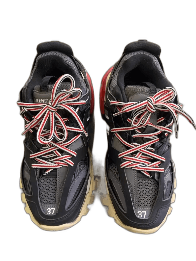 Balenciaga Balenciaga's latest black-red Track Size US 5 / EU 37 - 1 Thumbnail