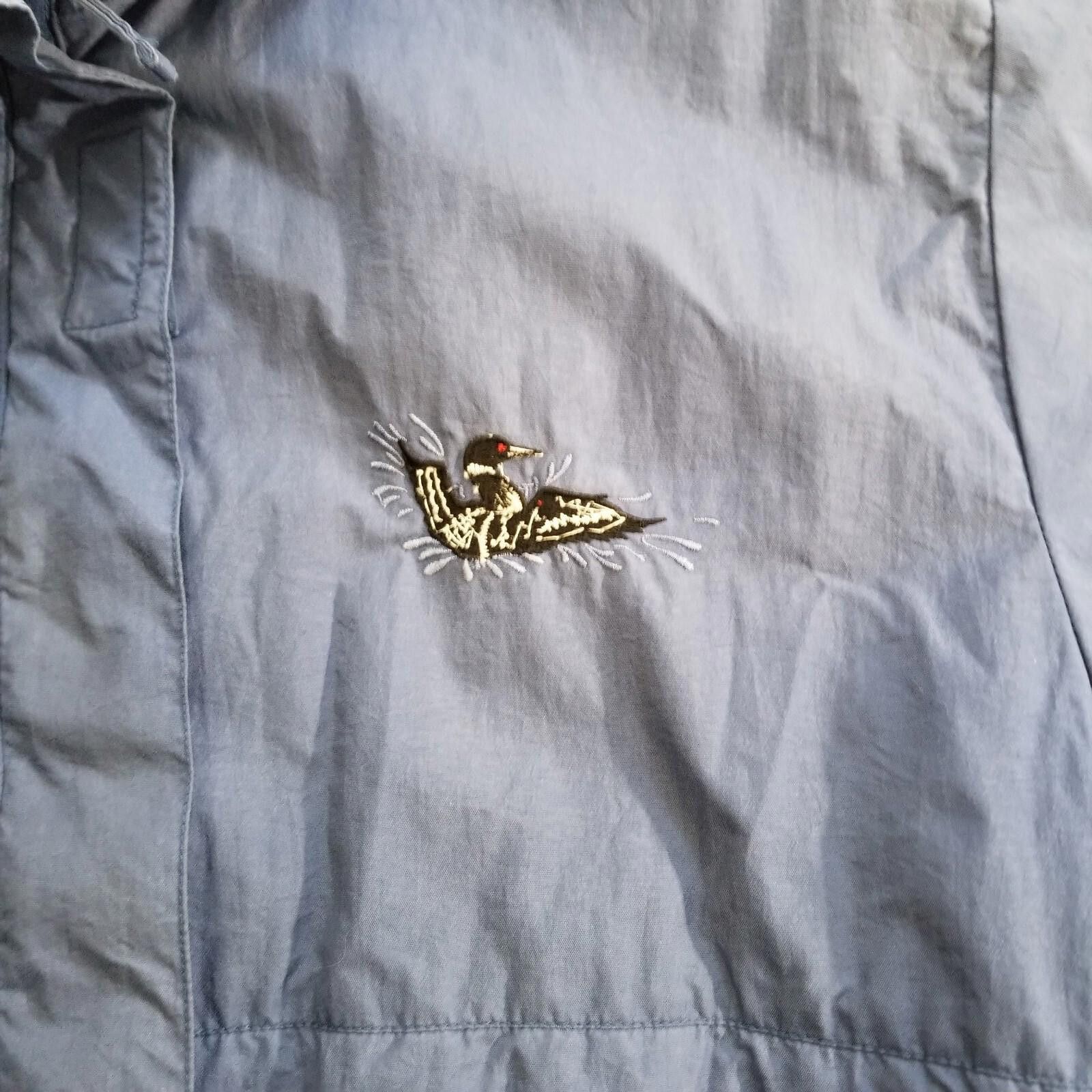 Cabelas Cabela's Women's Large Regular Blue Windbreaker Jacket Size L / US 10 / IT 46 - 2 Thumbnail