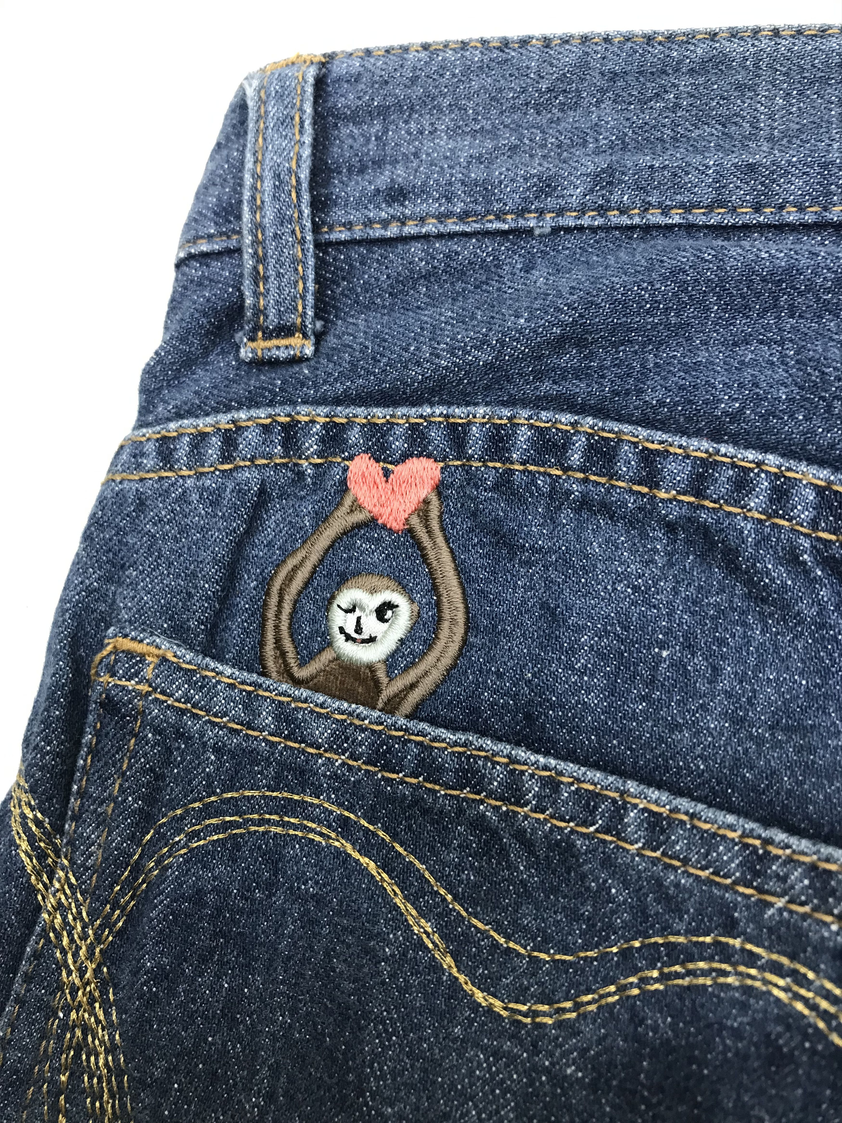Tsumori Chisato Vintage Tsumori Chisato x Issey Miyake Embroidered Jeans Size 29" - 13 Thumbnail