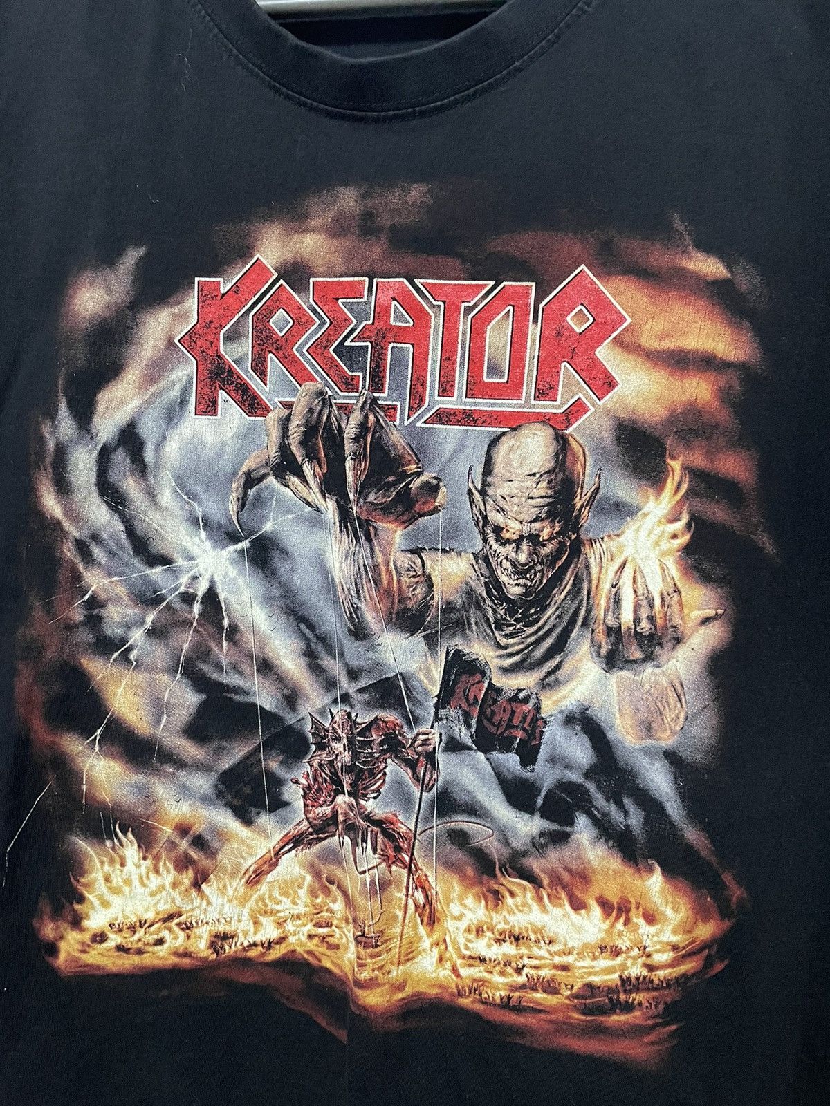 Band Tees × Vintage Kreator Our Tribute T Shirt Band Punk Metal Tee Vintage Size US M / EU 48-50 / 2 - 4 Thumbnail