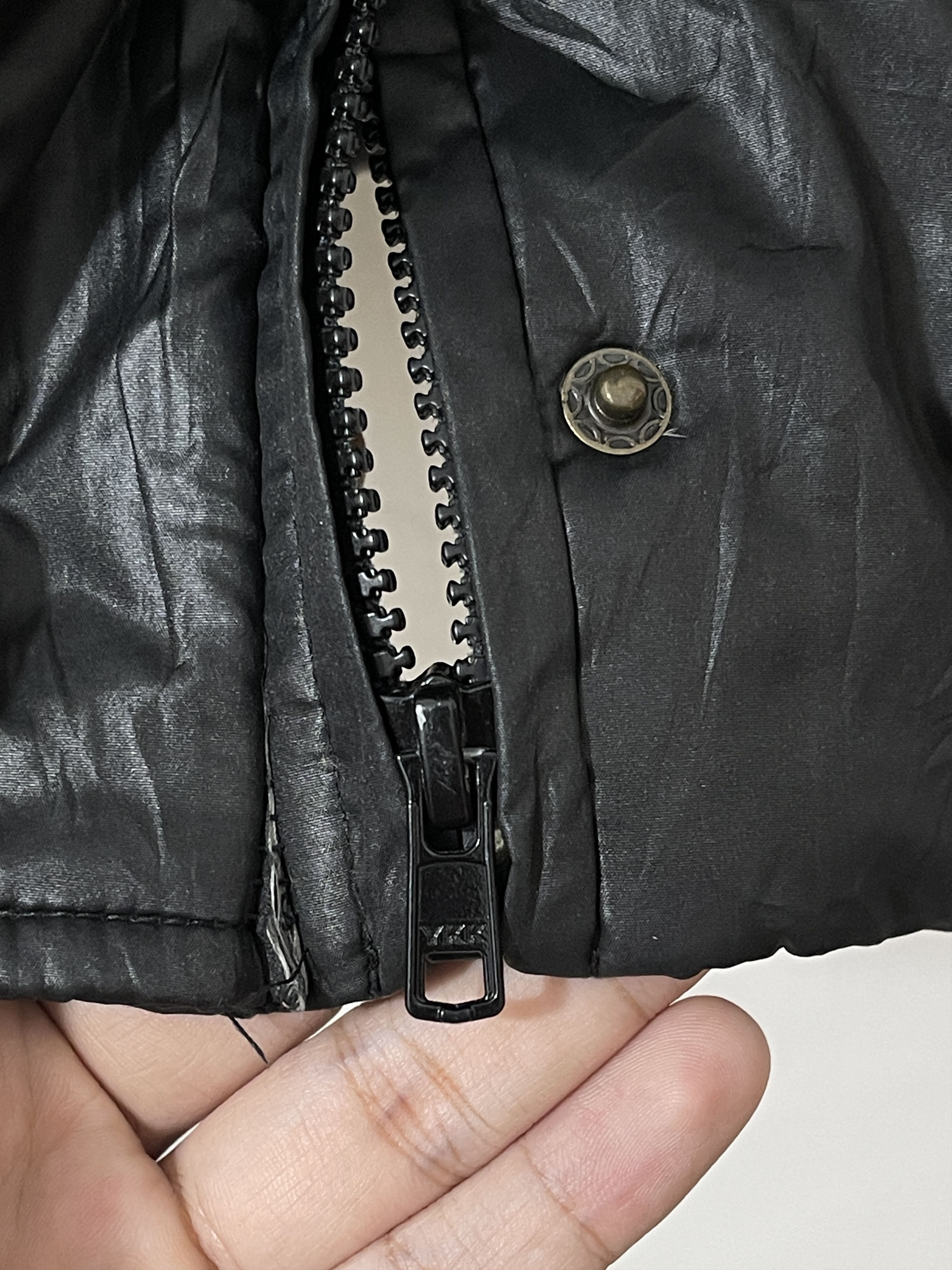 Japanese Brand PPFM Japan Fur Puffer Waxed Fur Vkei Style Jacket Size US M / EU 48-50 / 2 - 3 Thumbnail