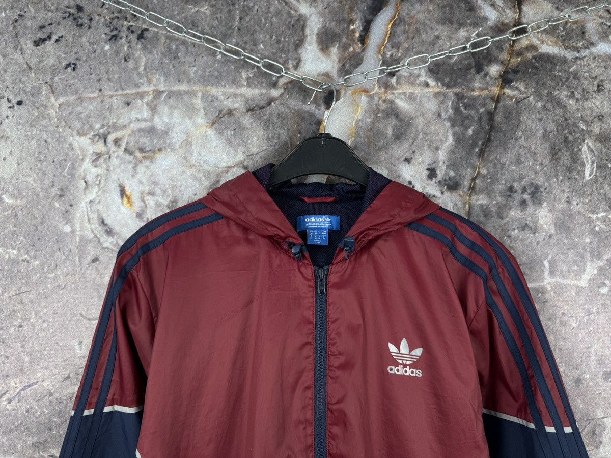 Adidas Men’s Adidas Full Zip Hooded Jacket Sportswear Size Medium Size US M / EU 48-50 / 2 - 2 Thumbnail