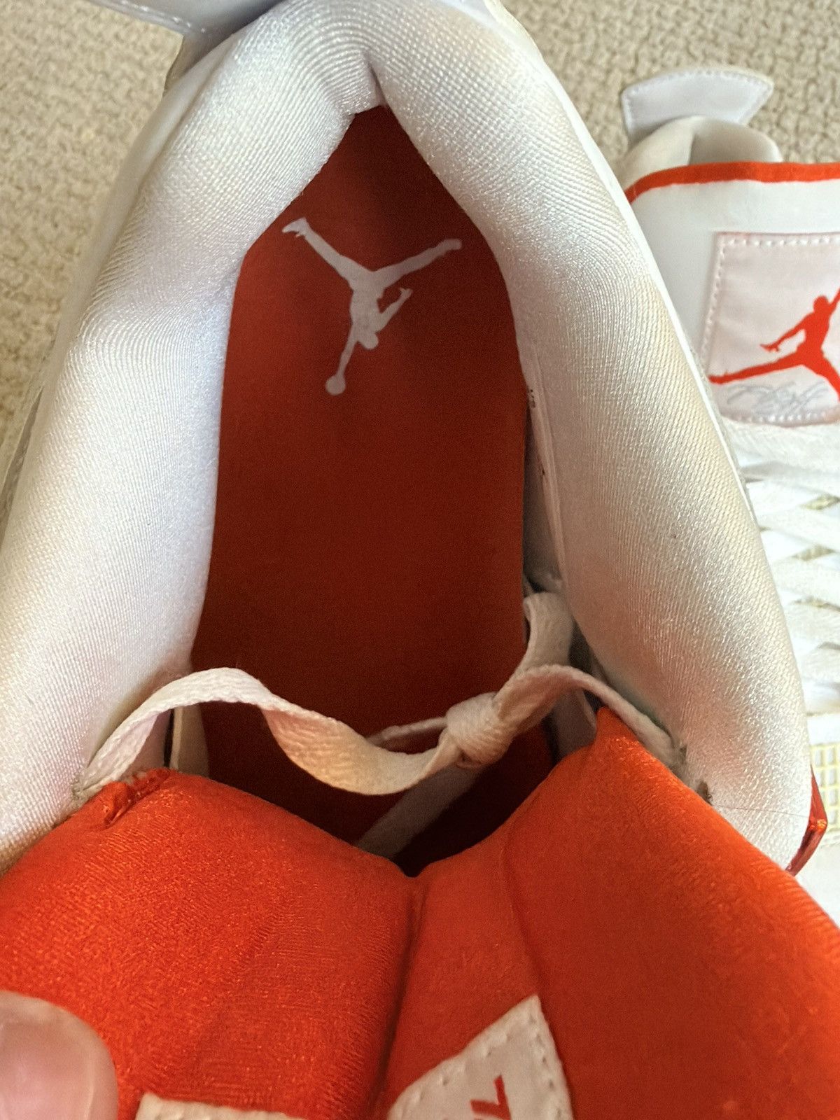 Jordan Brand Jordan 4 metallic orange Size US 9.5 / EU 42-43 - 5 Thumbnail