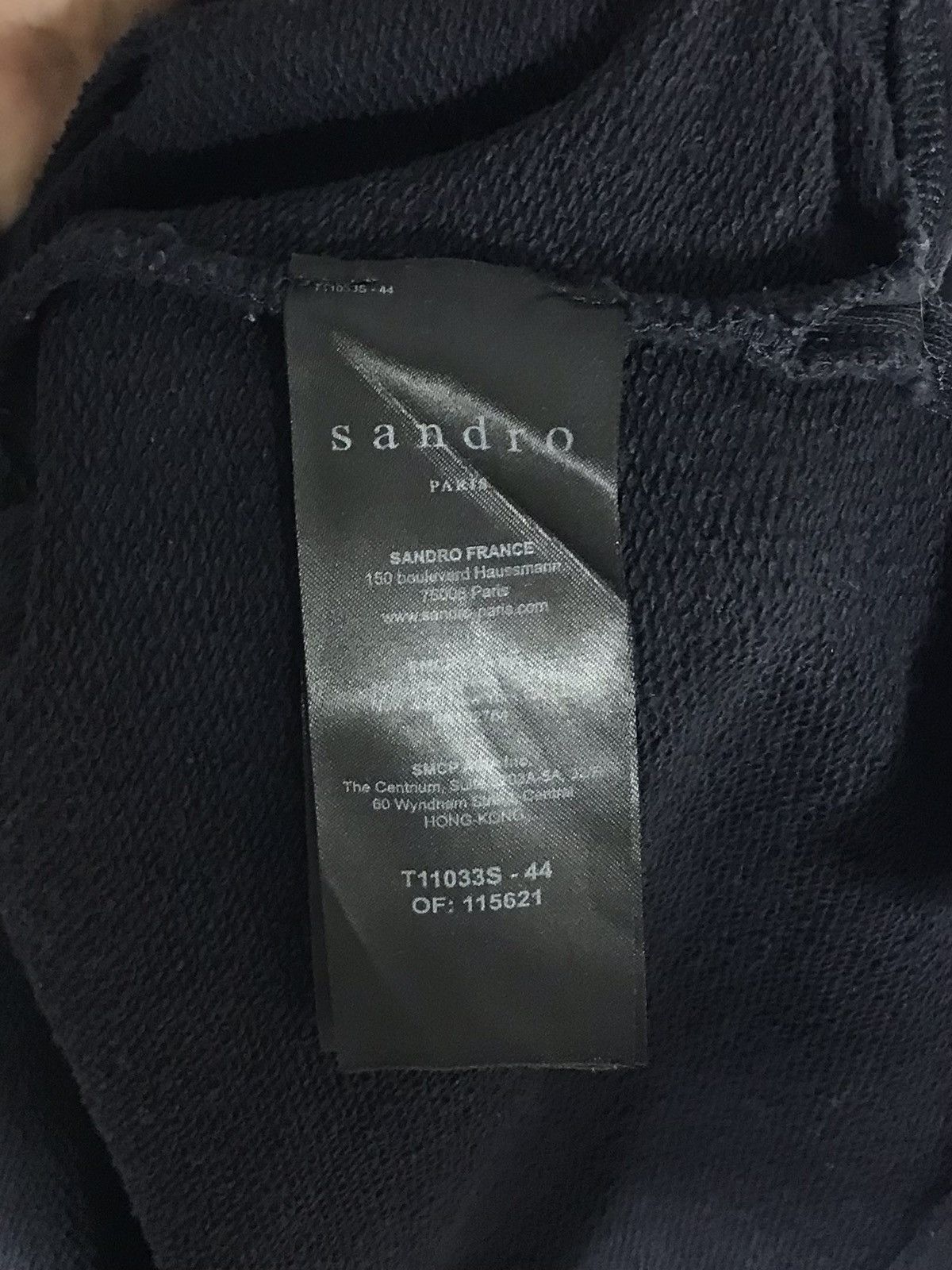 Sandro Sandro Women Black Hoodie Oversized Fit Size M / US 6-8 / IT 42-44 - 8 Thumbnail