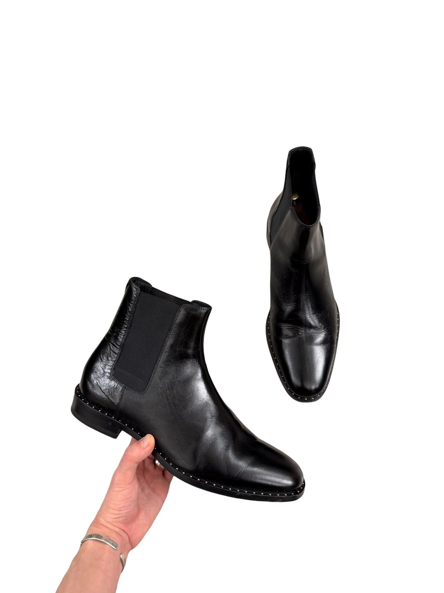 Saint Laurent Paris Saint Laurent Studded Chelsea Boots Size 9 Size US 9 / EU 42 - 1 Thumbnail