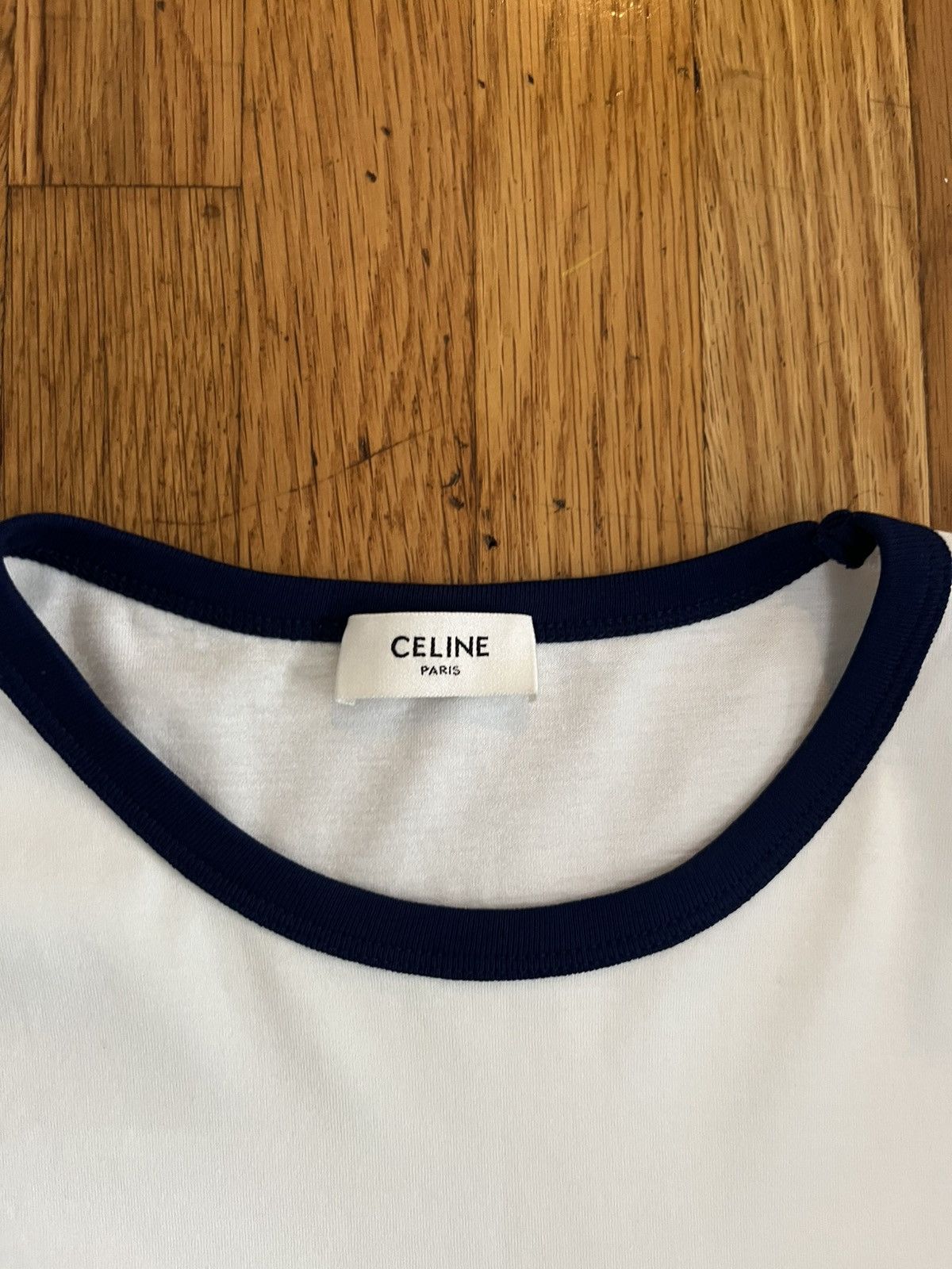 Celine Hedi Slimane Celine Blason loose t shirt Size US XS / EU 42 / 0 - 3 Thumbnail