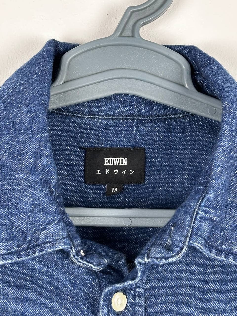 Edwin × Japanese Brand Edwin Indigo Denim Shirt Japanese Brand Size M Size US M / EU 48-50 / 2 - 4 Thumbnail
